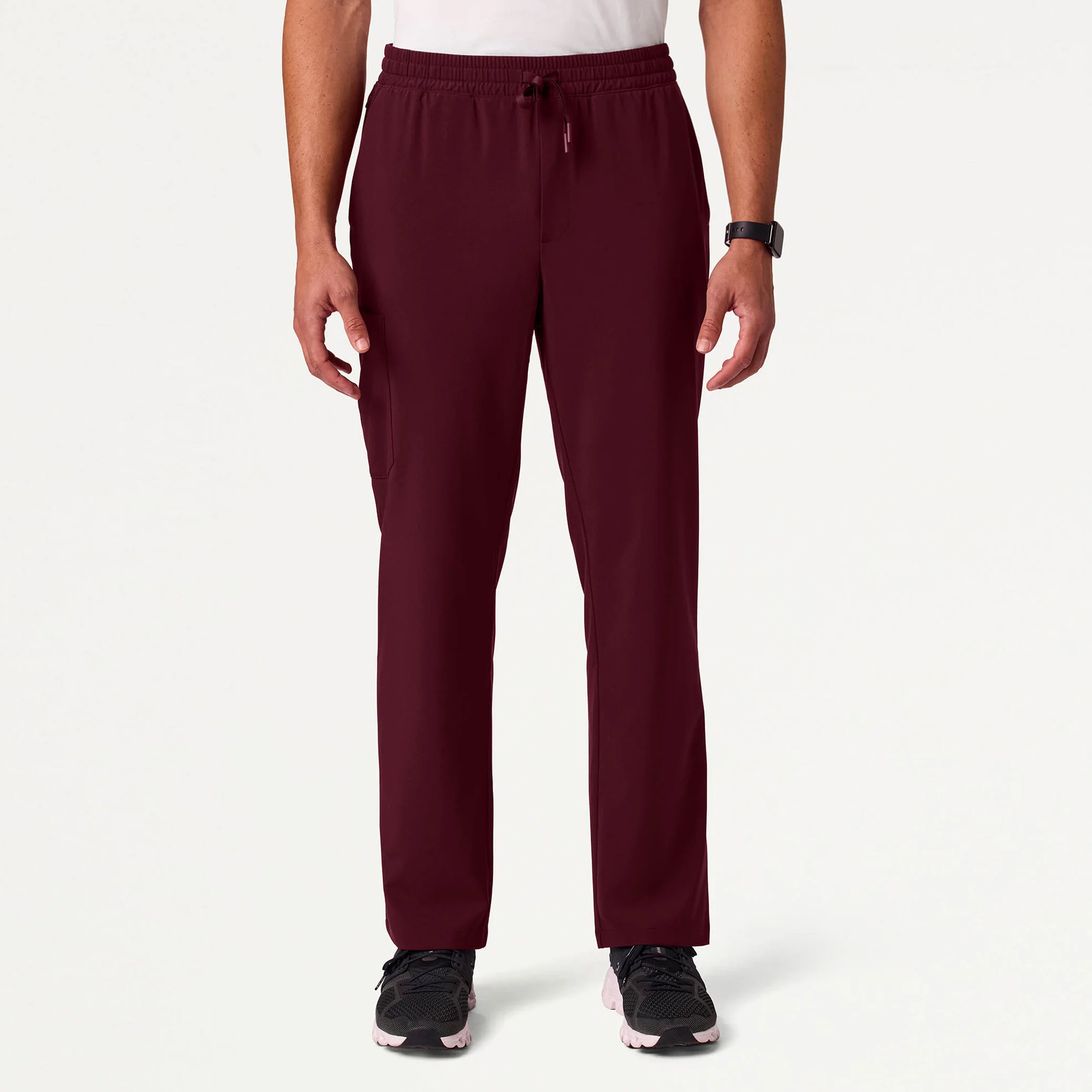 Brooks Straight-Leg Scrub Pant - Burgundy