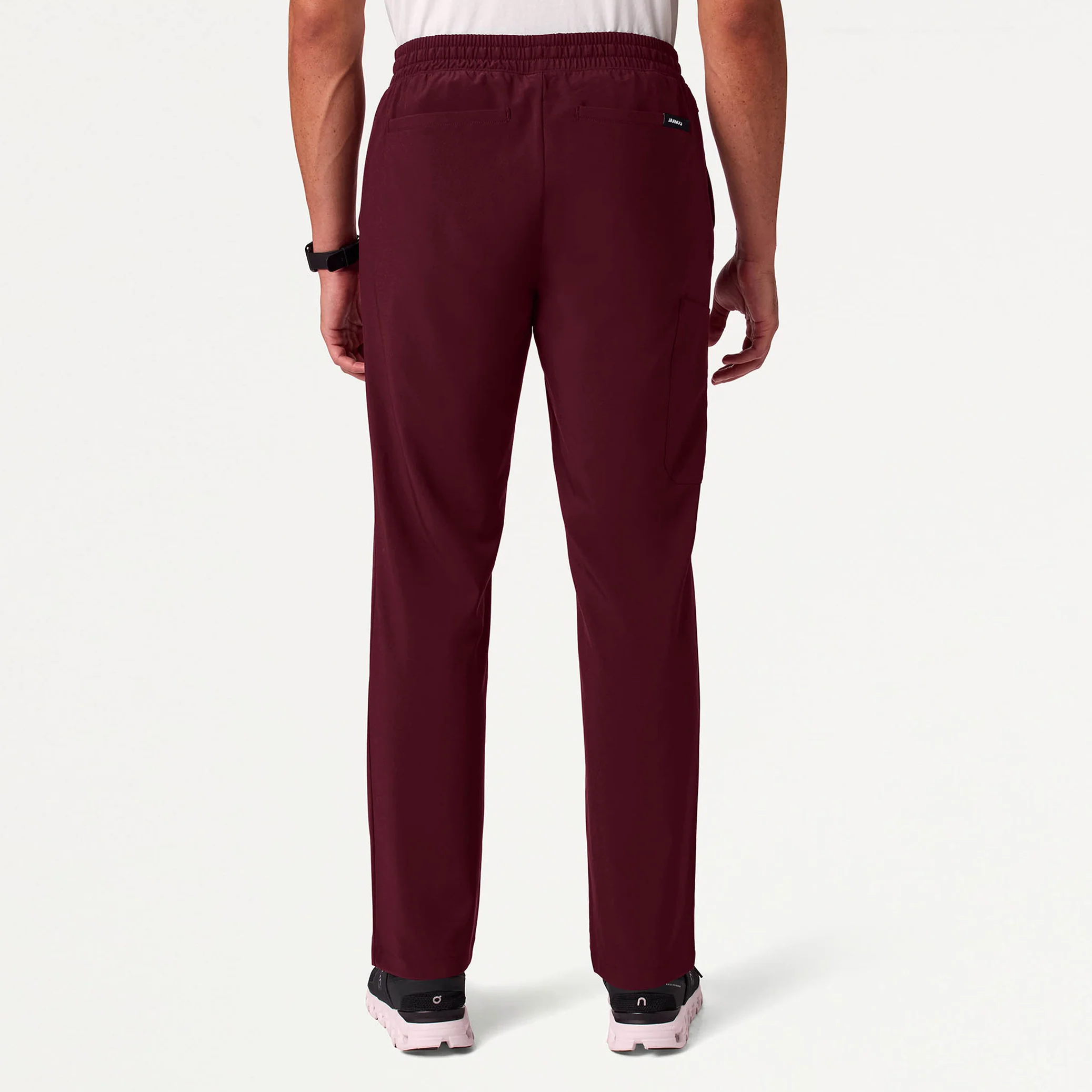 Brooks Straight-Leg Scrub Pant - Burgundy - Image 2