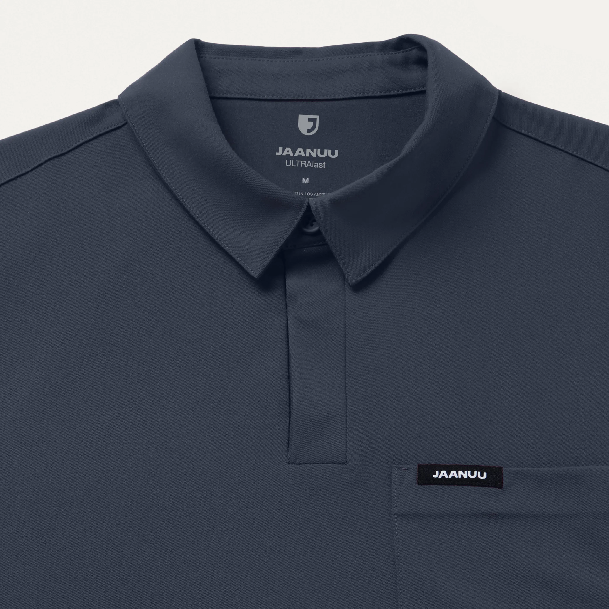 Calderon Polo Scrub Top - Carbon Gray - Image 7