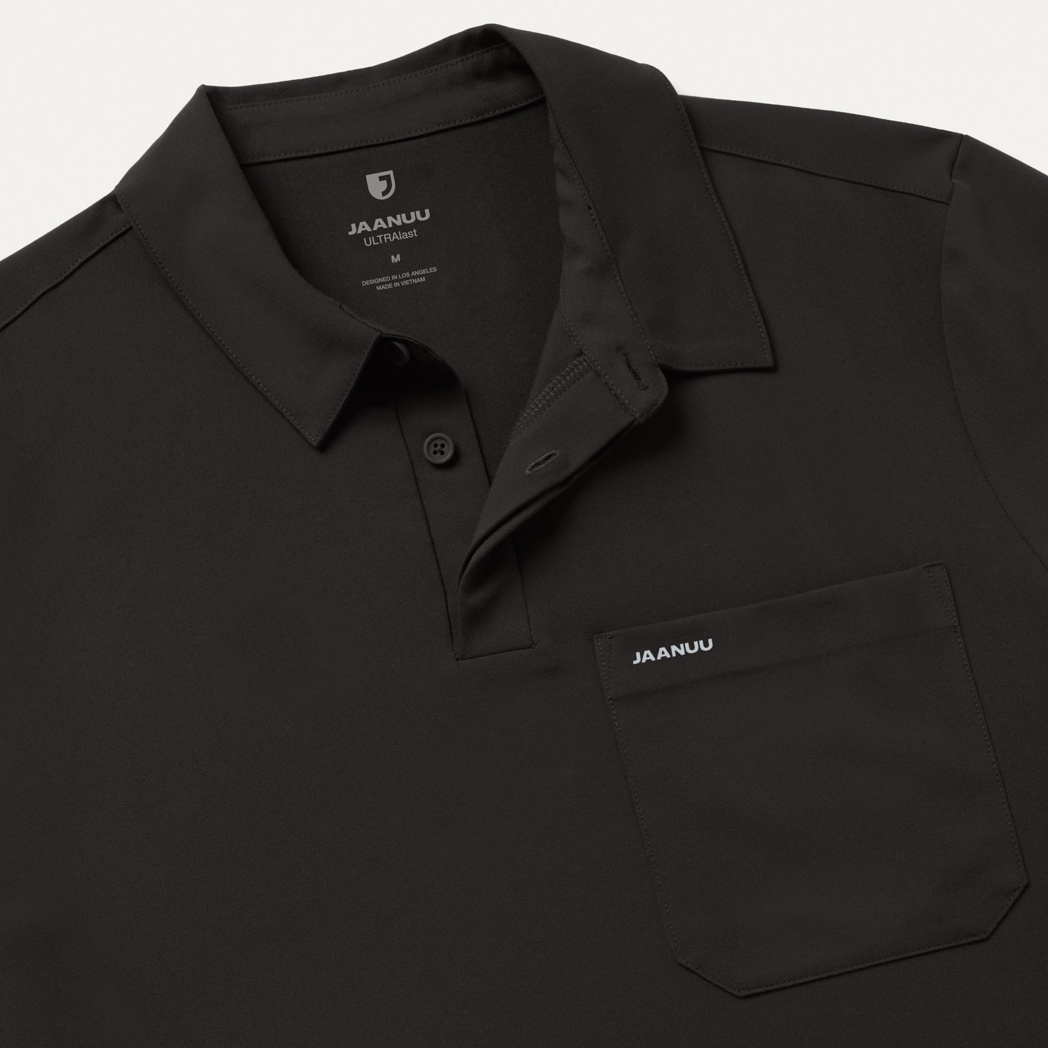 Calderon Polo Scrub Top - Charcoal - Image 5
