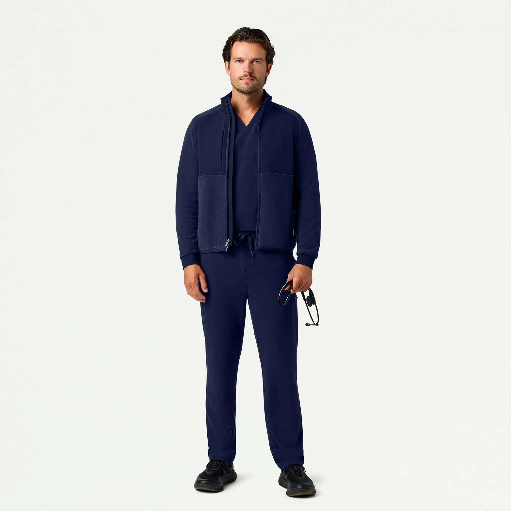 Cloud Hybrid Fleece Jacket - Midnight Navy - Image 3