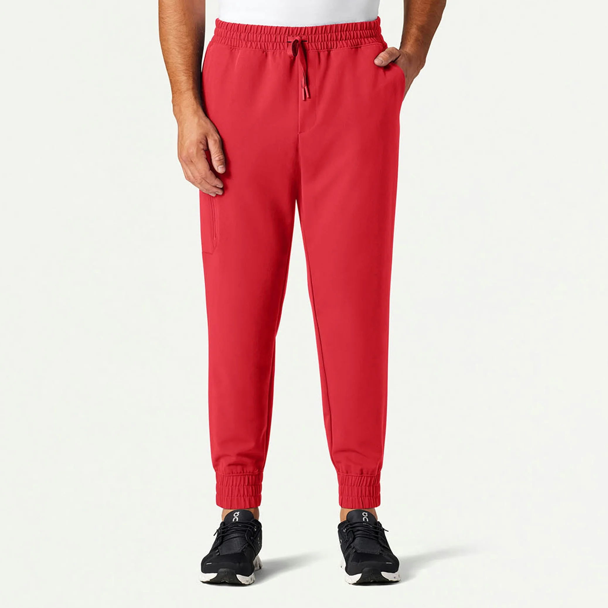 Cobot 8-Pocket Scrub Jogger - Brilliant Red