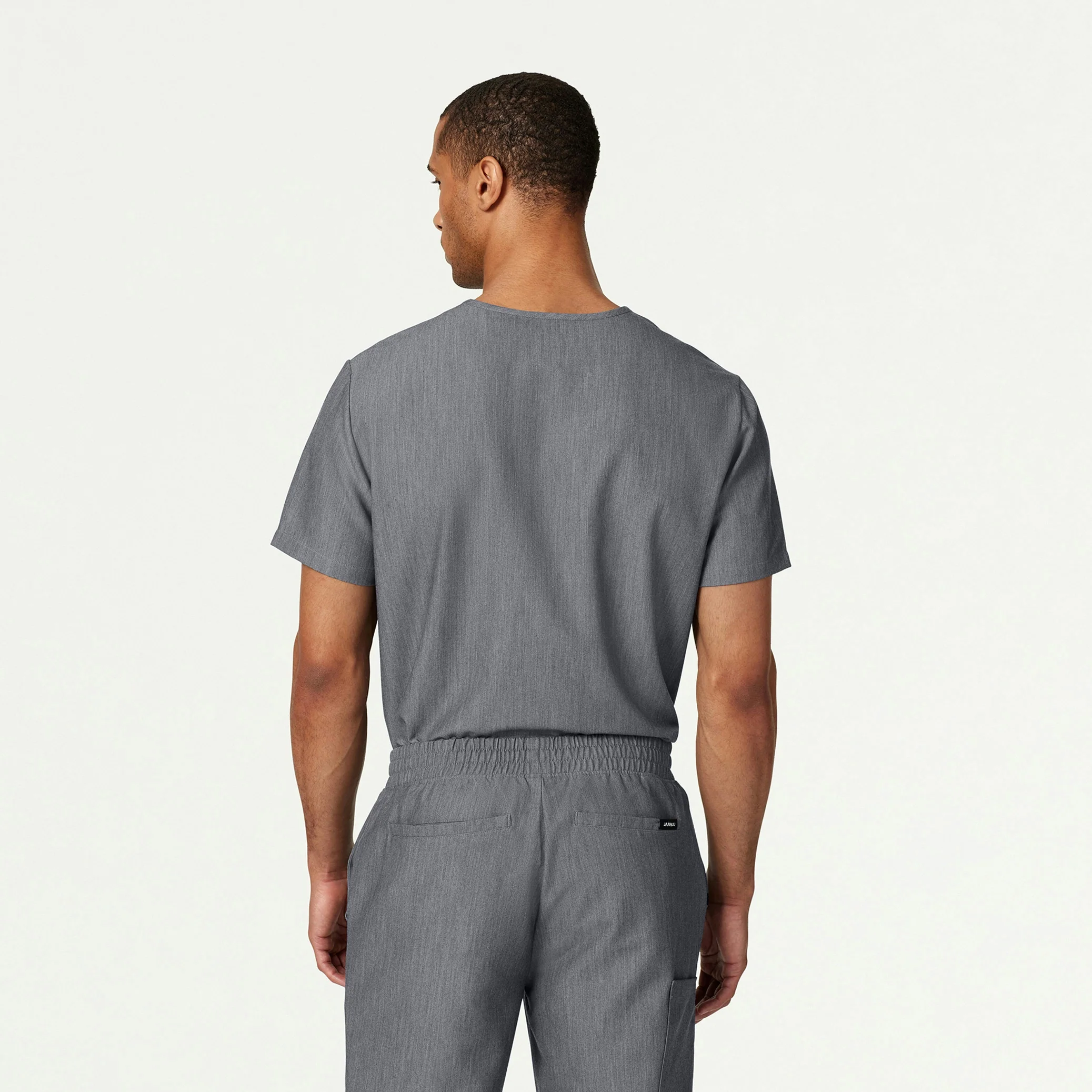 Holmes Everyday 1-Pocket Scrub Top - Heather Gray - Image 3
