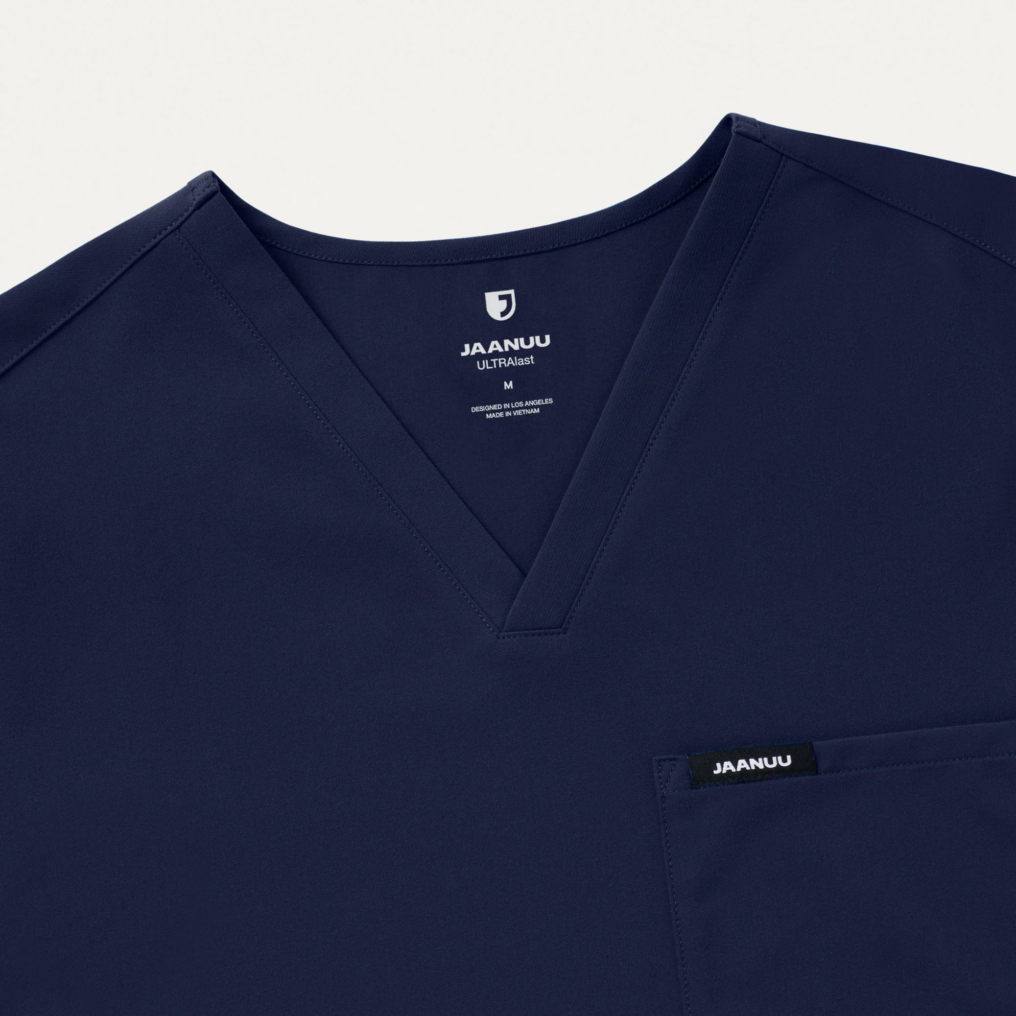 Holmes Slim Everyday 1-Pocket Scrub Top - Midnight Navy - Image 4