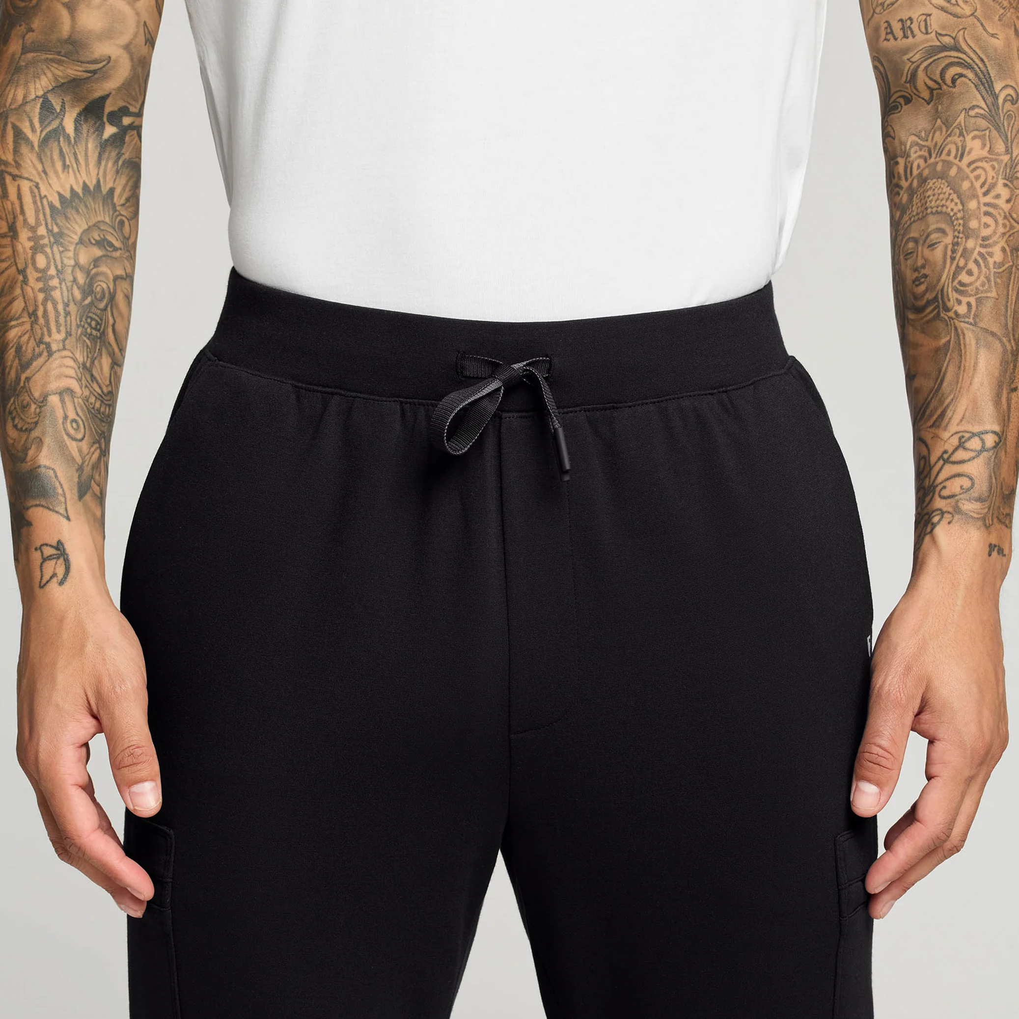 Ollie Slim UltraSOFT™ Cargo Scrub Jogger - Black - Image 4