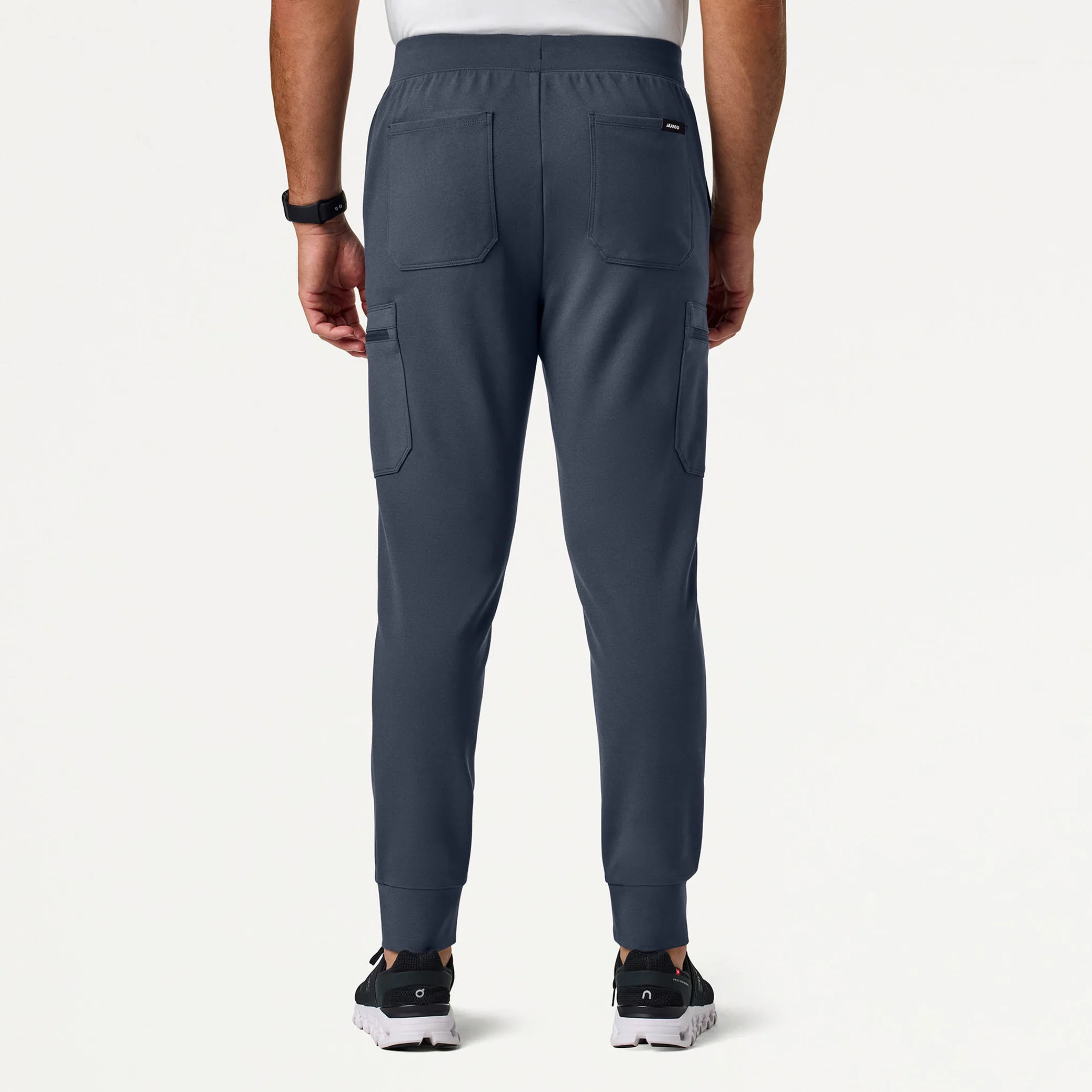 Ollie Slim UltraSOFT™ Cargo Scrub Jogger - Carbon Gray - Image 3