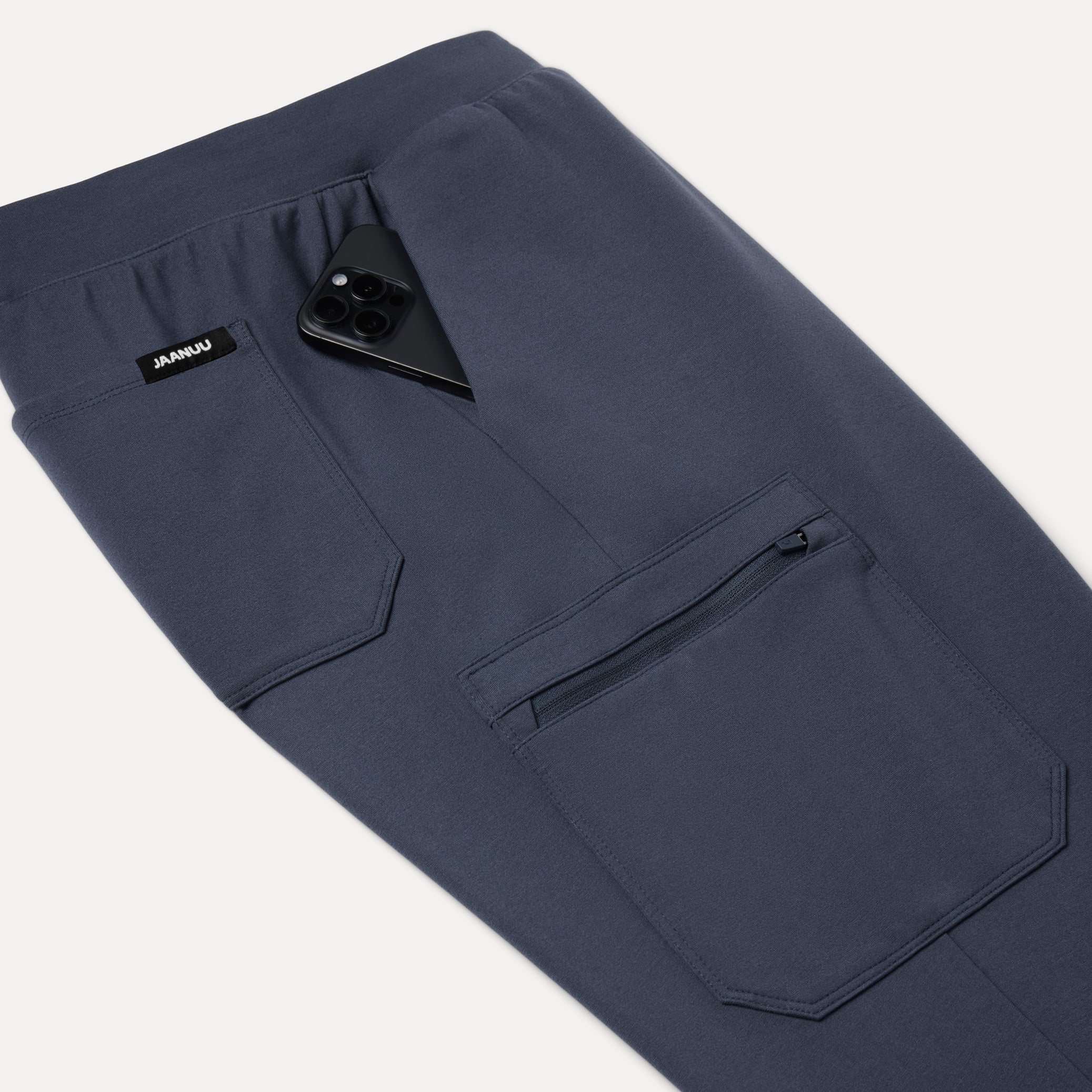 Ollie Slim UltraSOFT™ Cargo Scrub Jogger - Carbon Gray - Image 5