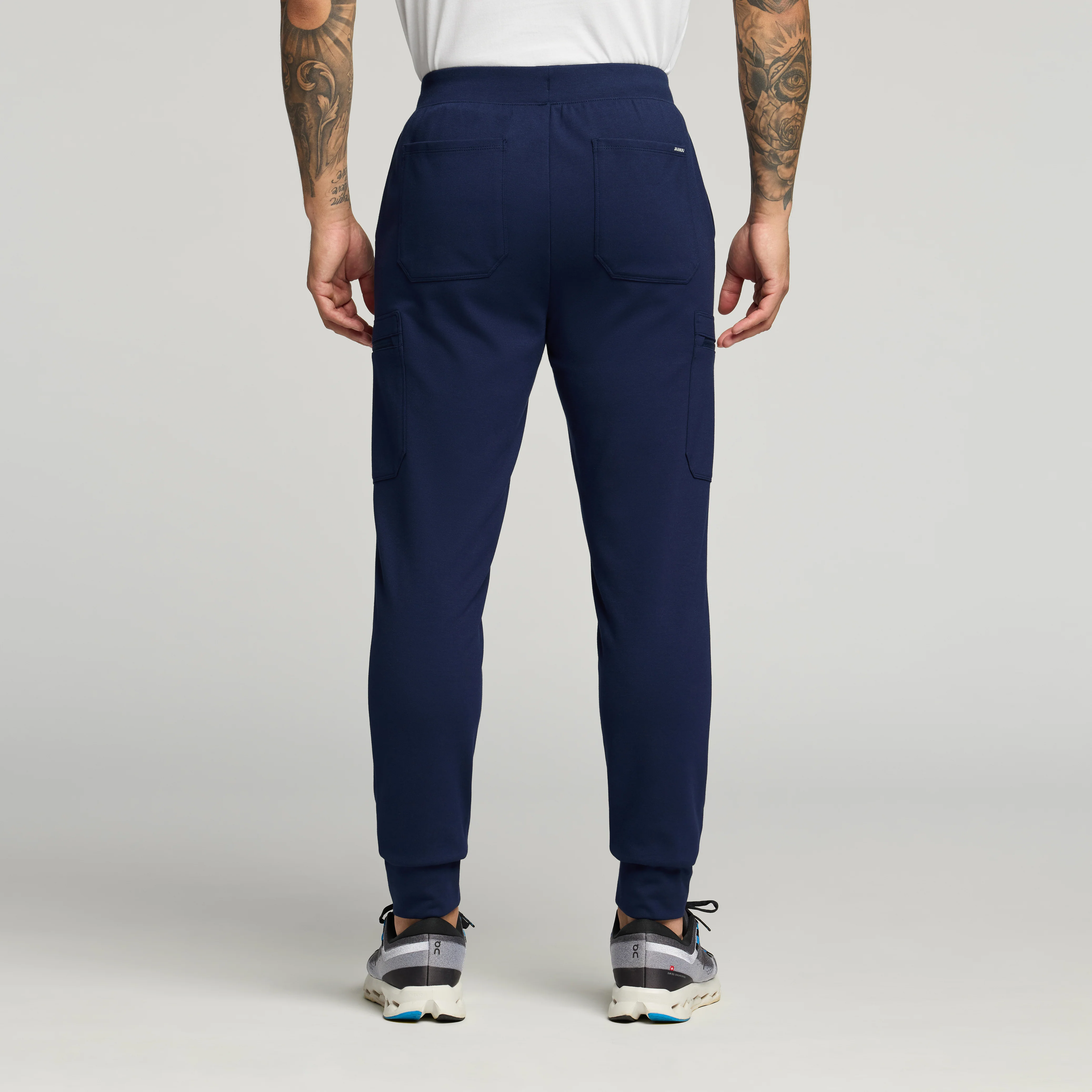 Ollie Slim UltraSOFT™ Cargo Scrub Jogger - Midnight Navy - Image 3
