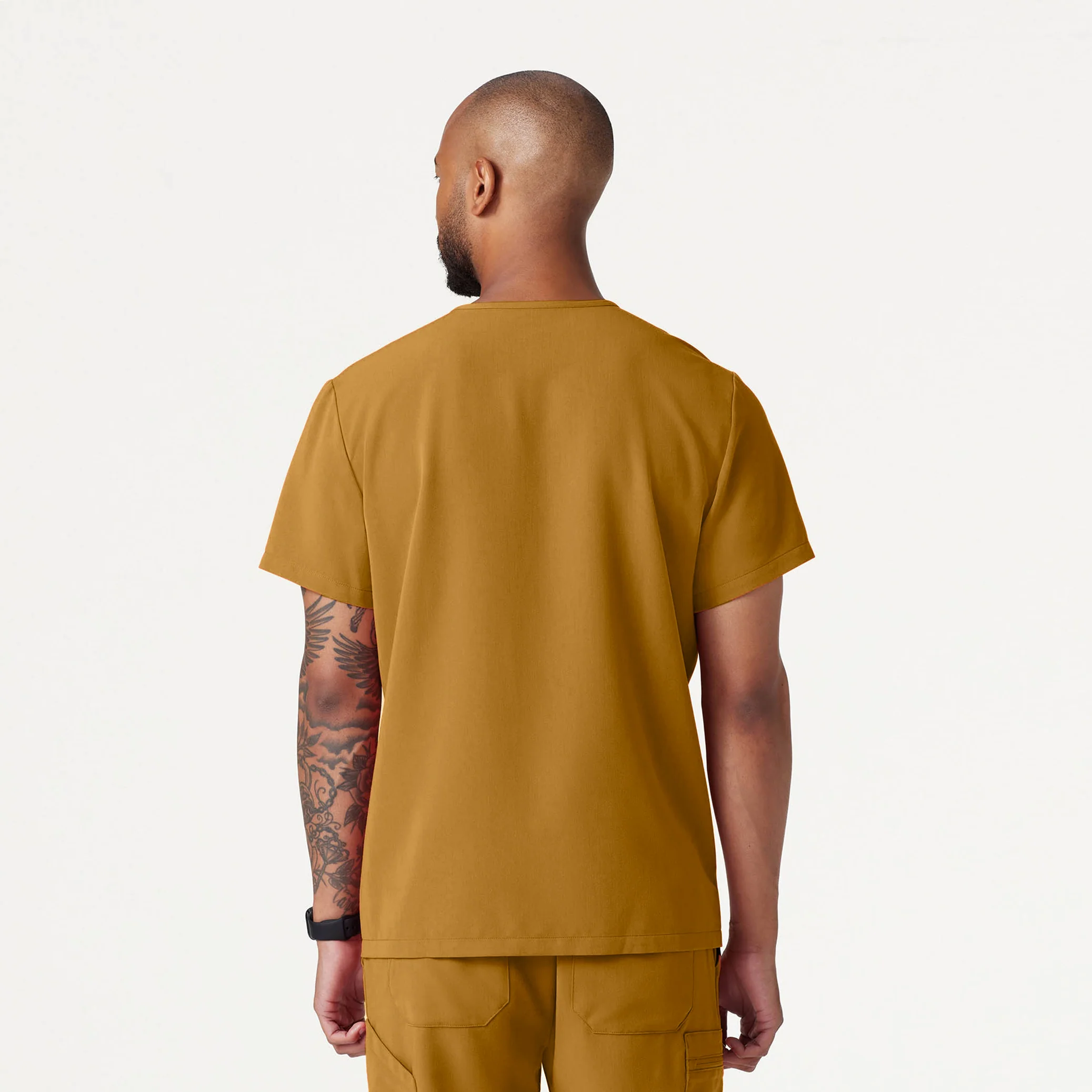 Platt 3-Pocket Scrub Top - Cider - Image 4
