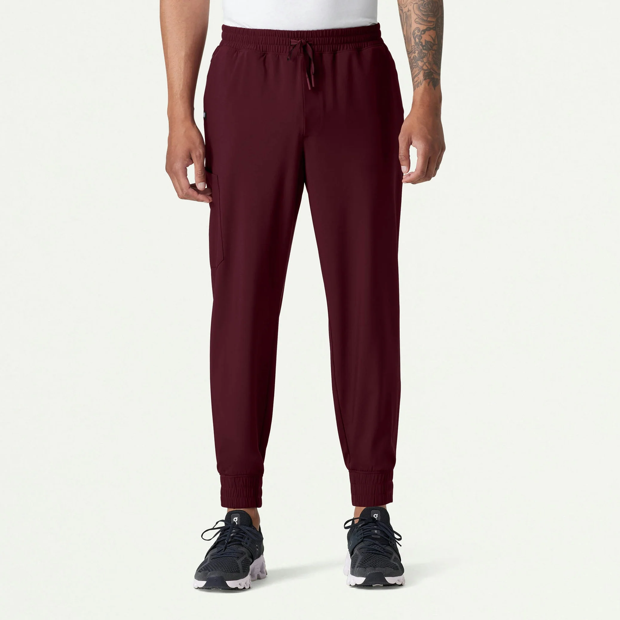 Powell Scrub Jogger - Burgundy