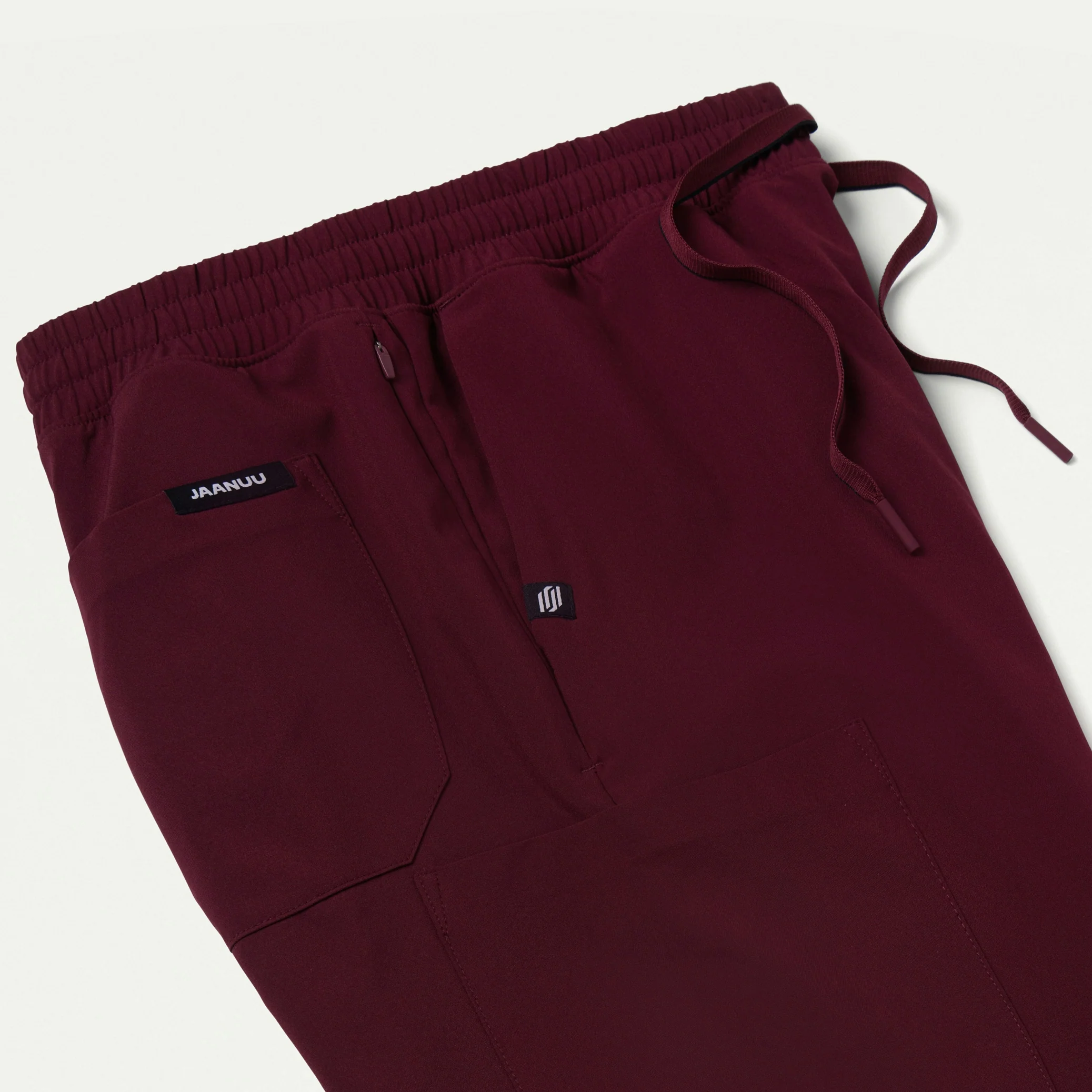 Powell Scrub Jogger - Burgundy - Image 5