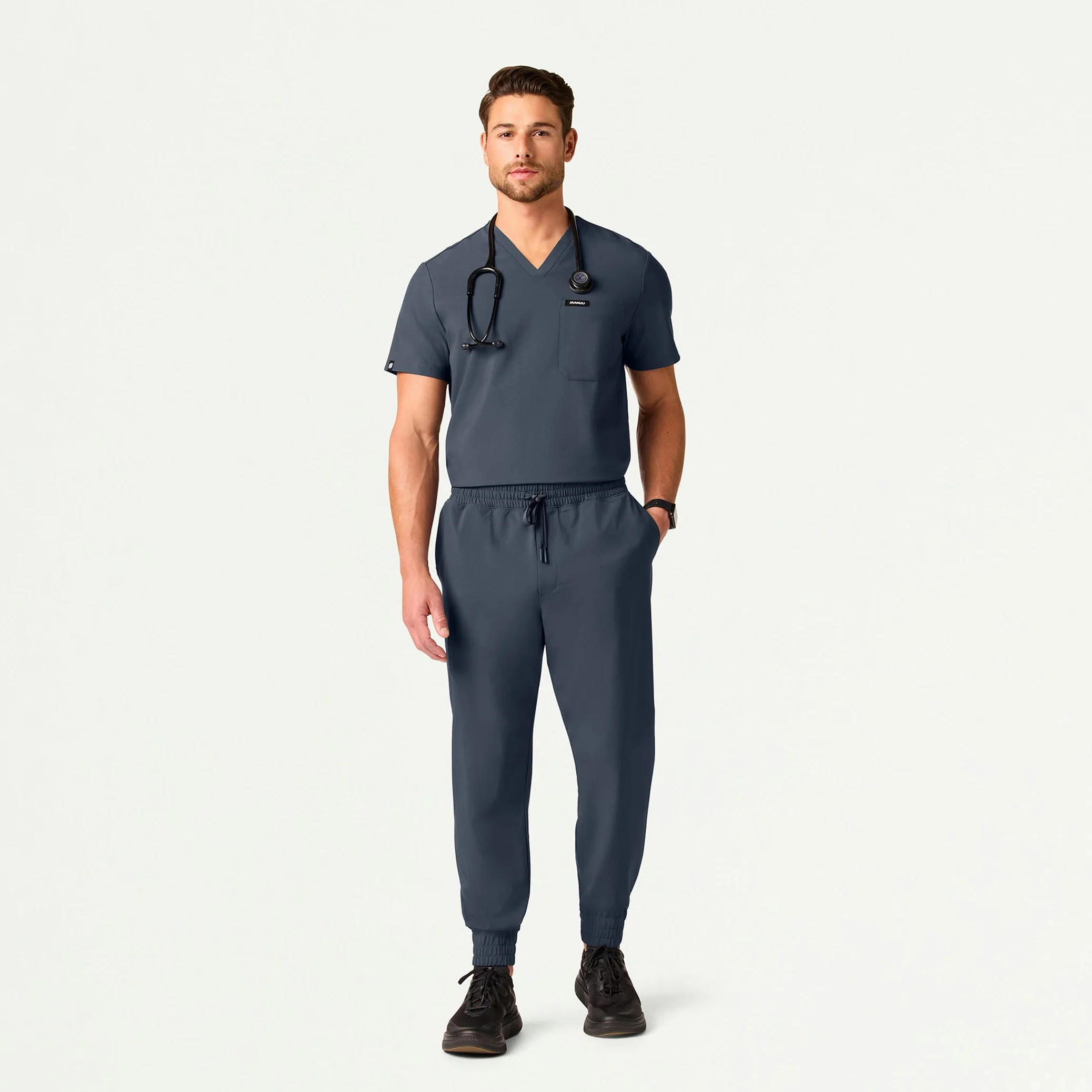 Powell Scrub Jogger - Carbon Gray - Image 2
