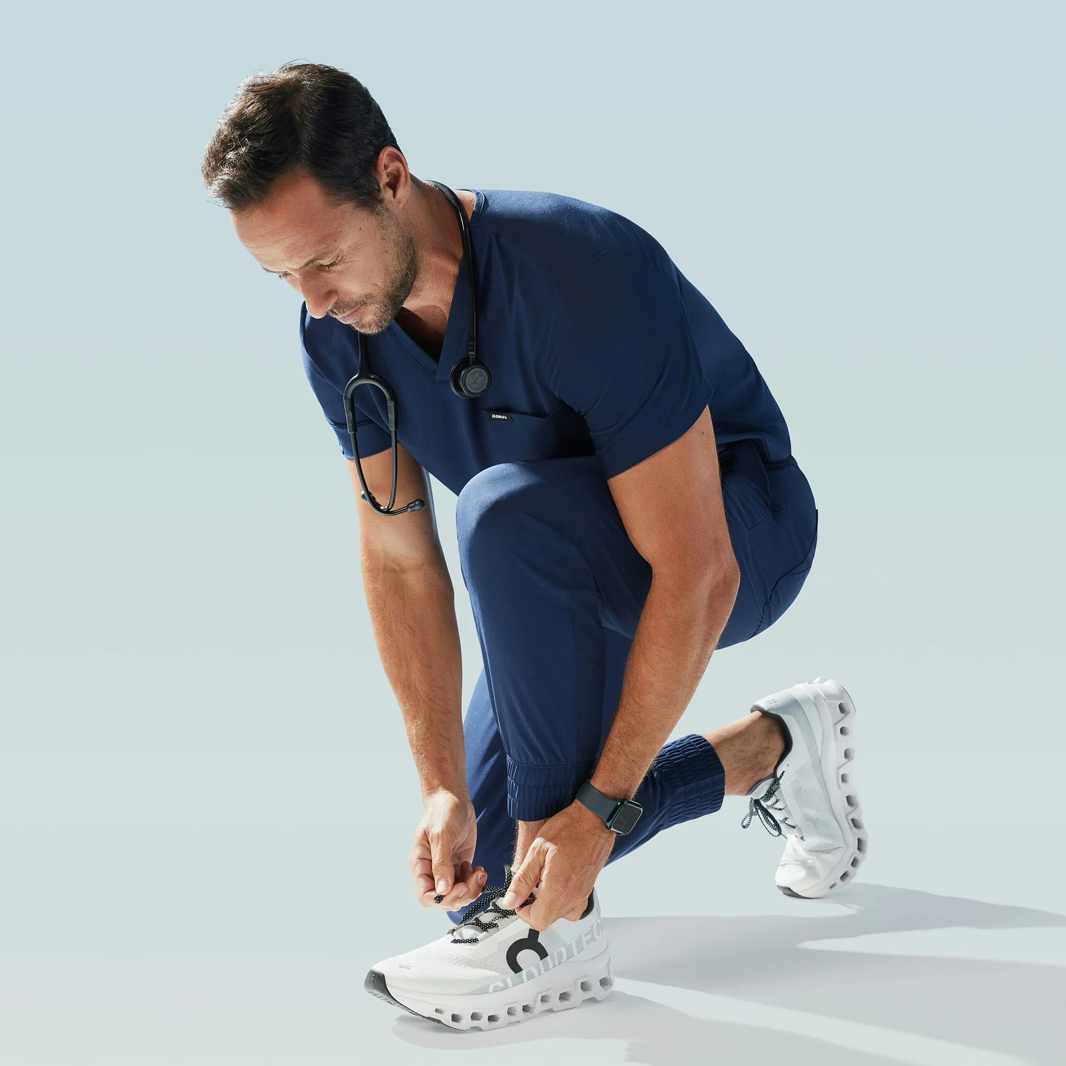 Powell Scrub Jogger - Midnight Navy - Image 2