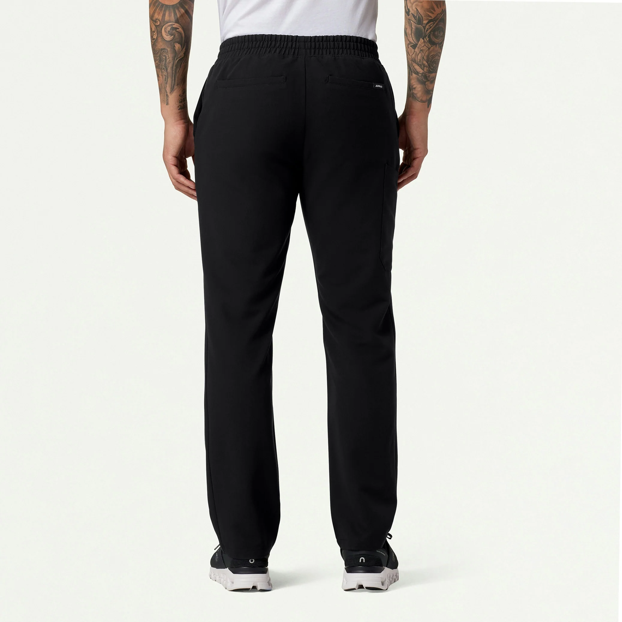 Rhodes Everyday Straight-Leg Scrub Pant - Black - Image 3