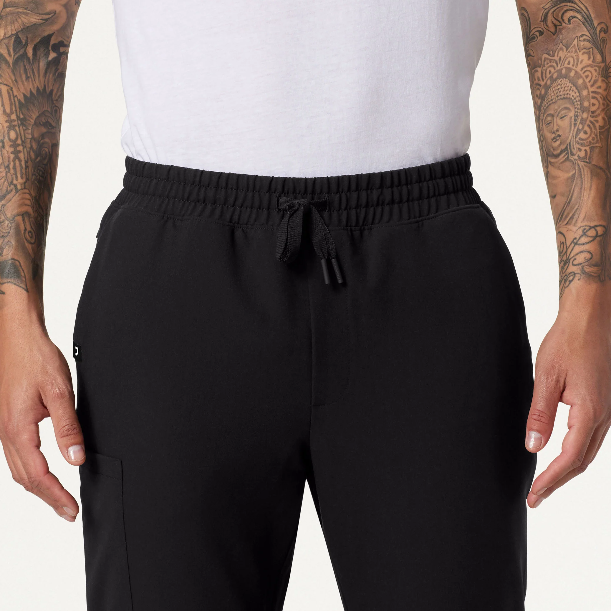 Rhodes Everyday Straight-Leg Scrub Pant - Black - Image 4