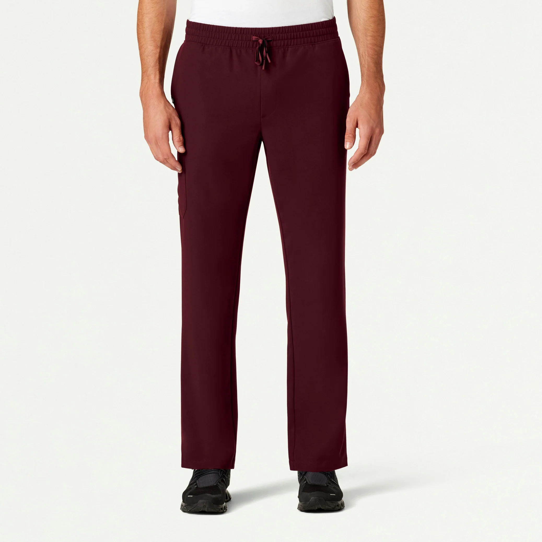 Rhodes Everyday Straight-Leg Scrub Pant - Burgundy