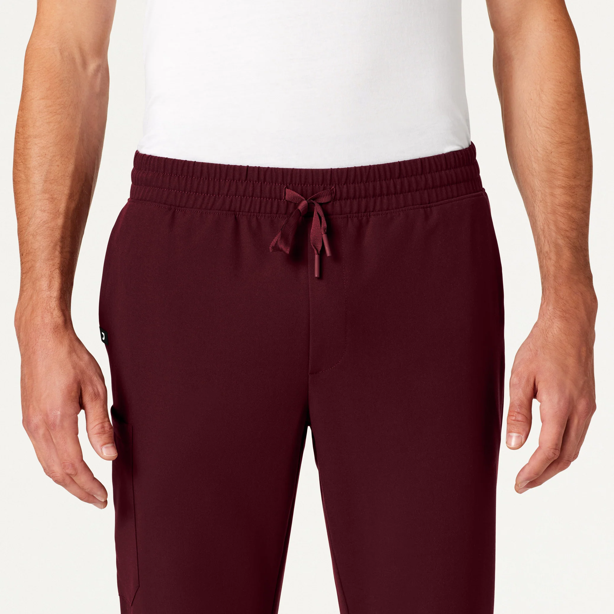 Rhodes Everyday Straight-Leg Scrub Pant - Burgundy - Image 5