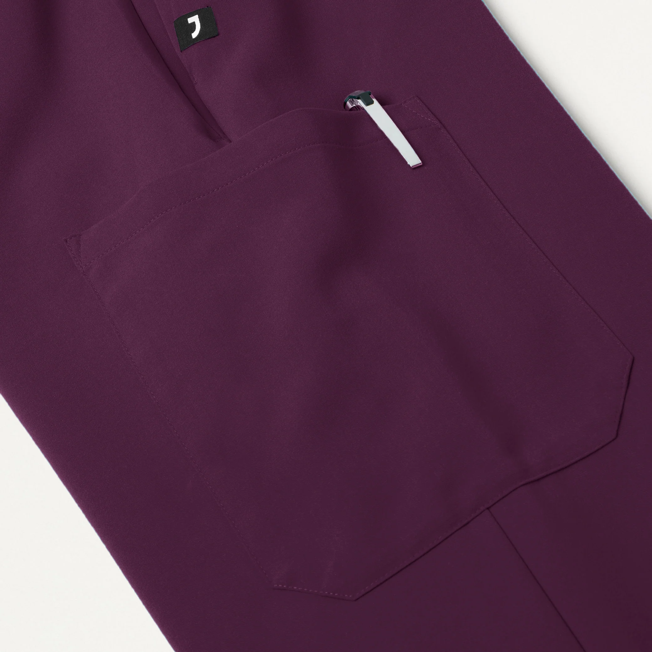 Rhodes Everyday Straight-Leg Scrub Pant - Deep Eggplant - Image 6