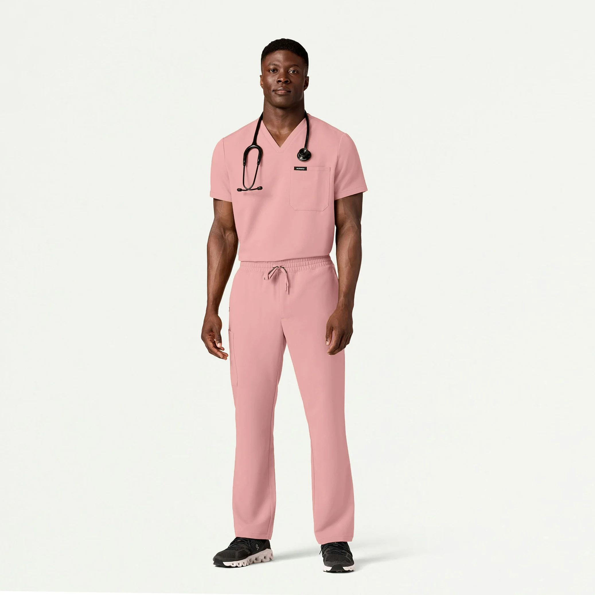 Rhodes Everyday Straight-Leg Scrub Pant - Mauve - Image 2