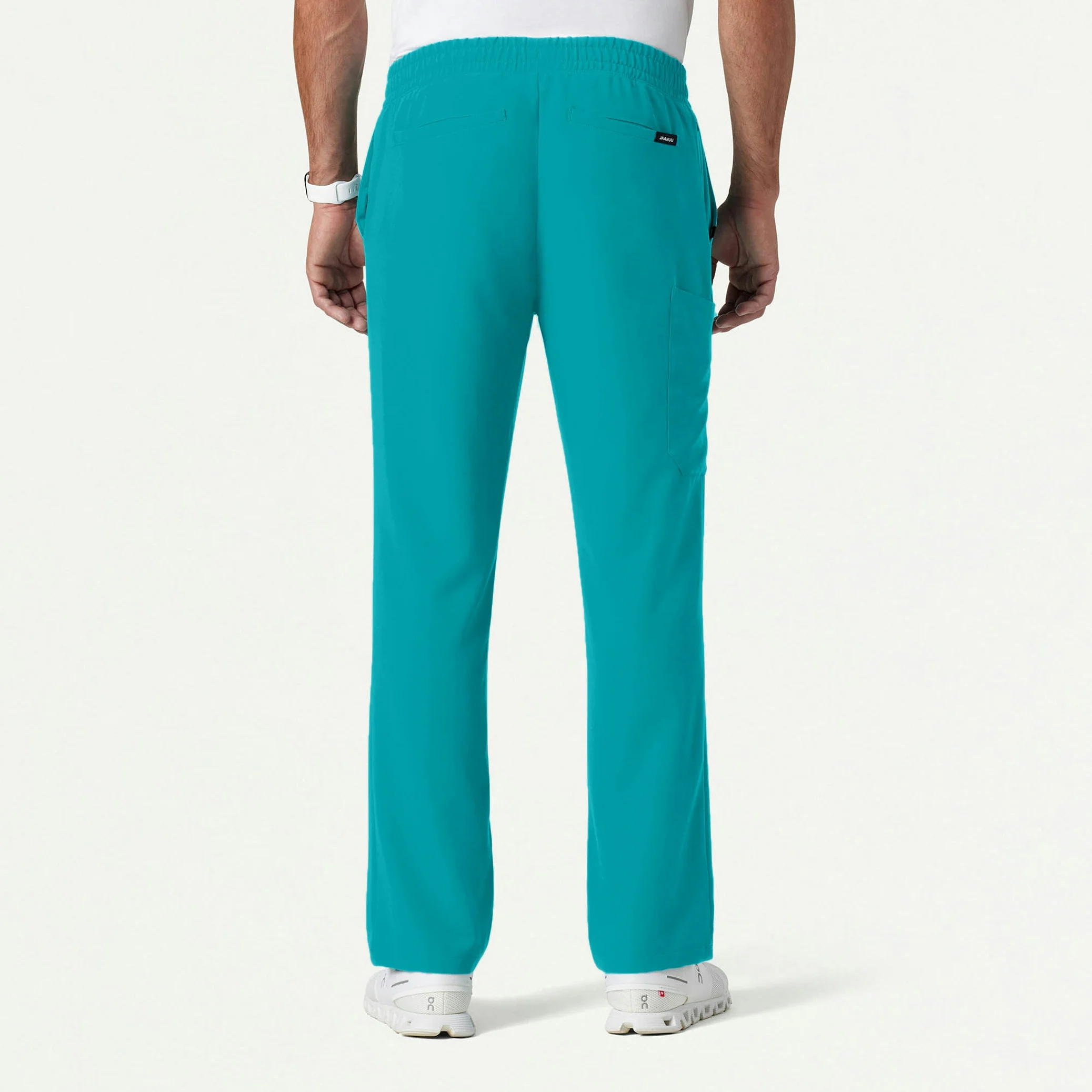 Rhodes Everyday Straight-Leg Scrub Pant - Teal - Image 4