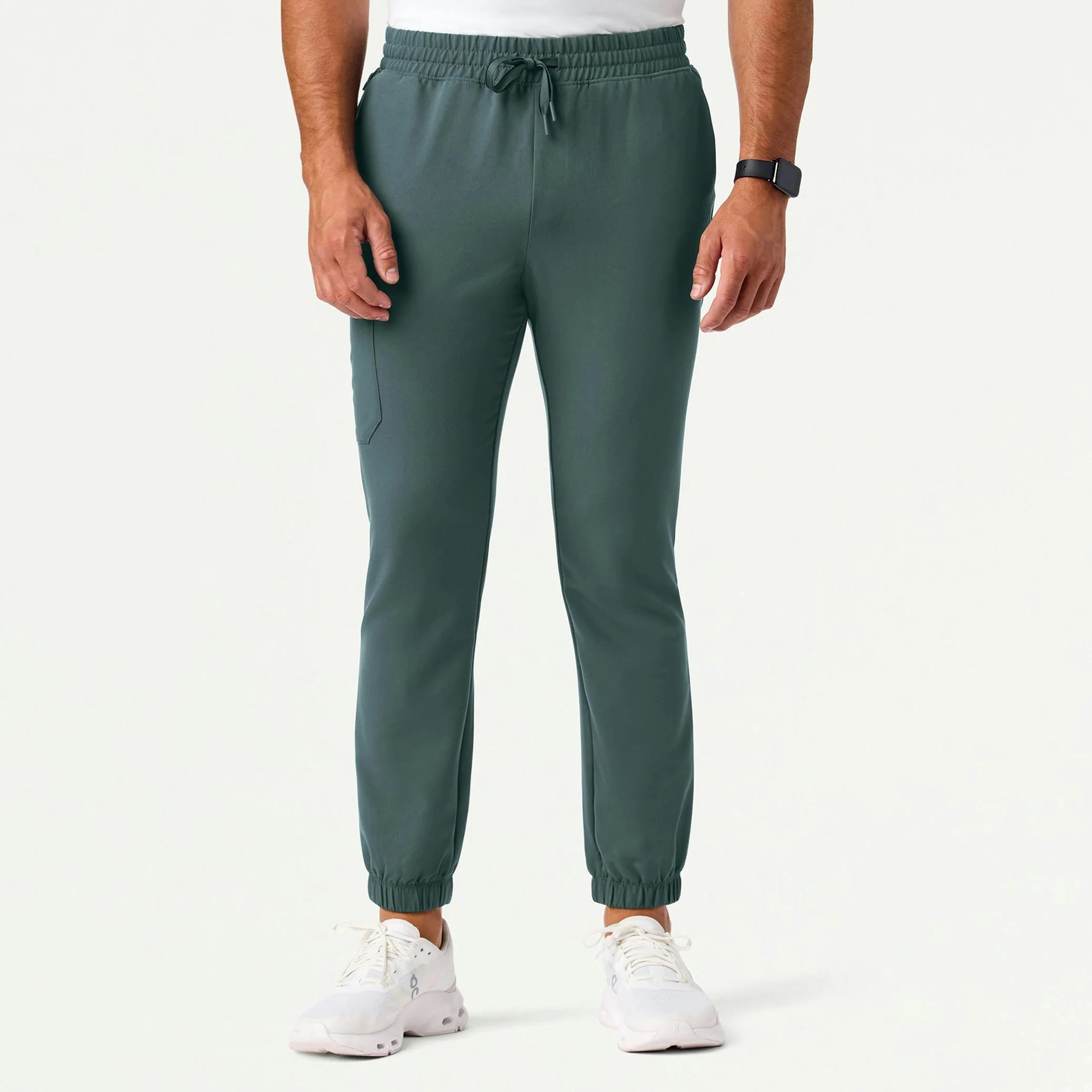 Rhodes Slim Crossover Scrub Jogger - Alpine Green