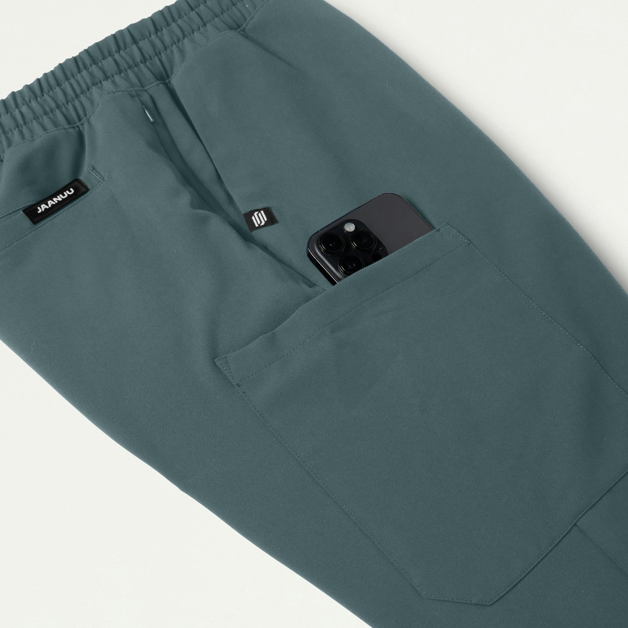 Rhodes Slim Crossover Scrub Jogger - Alpine Green - Image 5