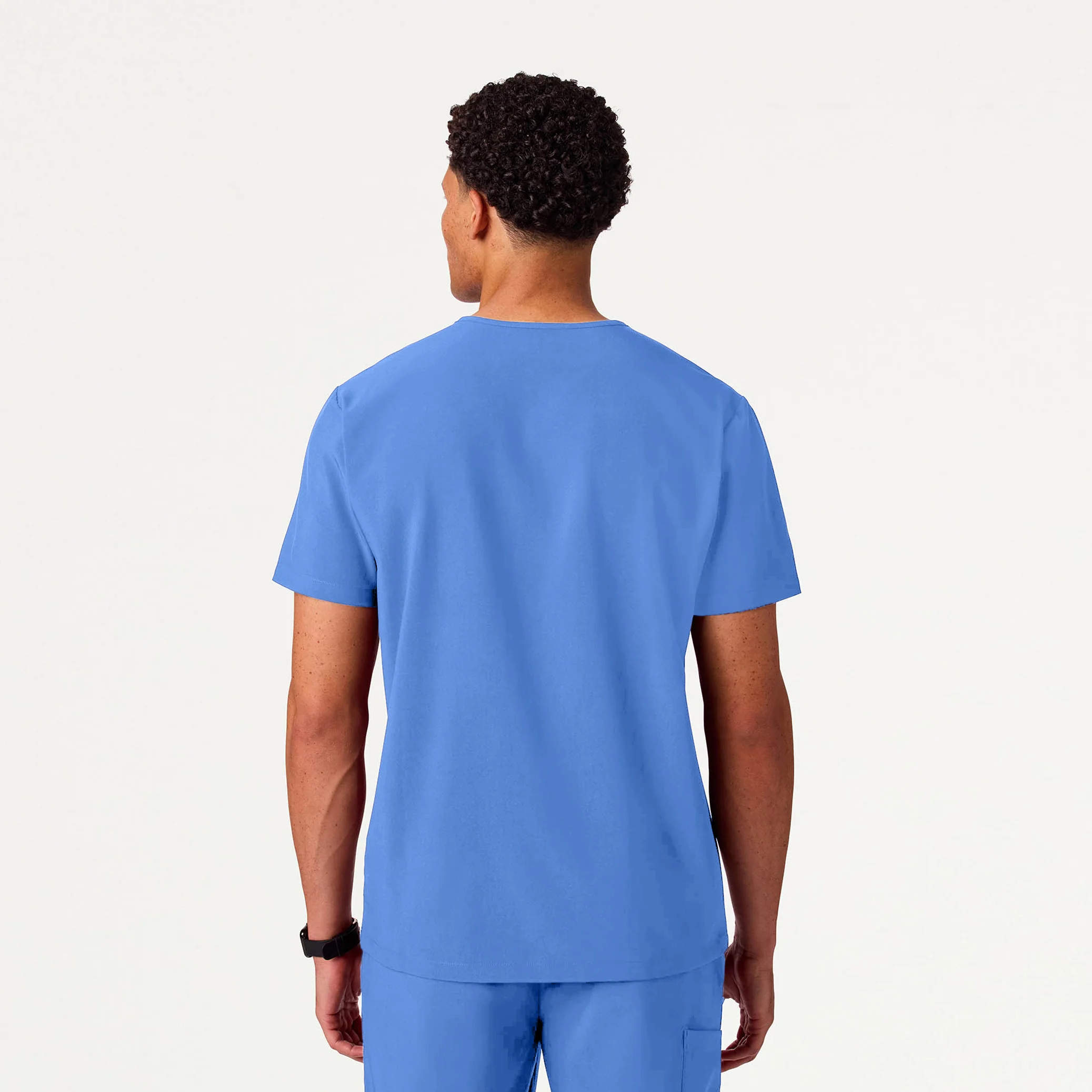 Rhys 1-Pocket Scrub Top - Ceil Blue - Image 4