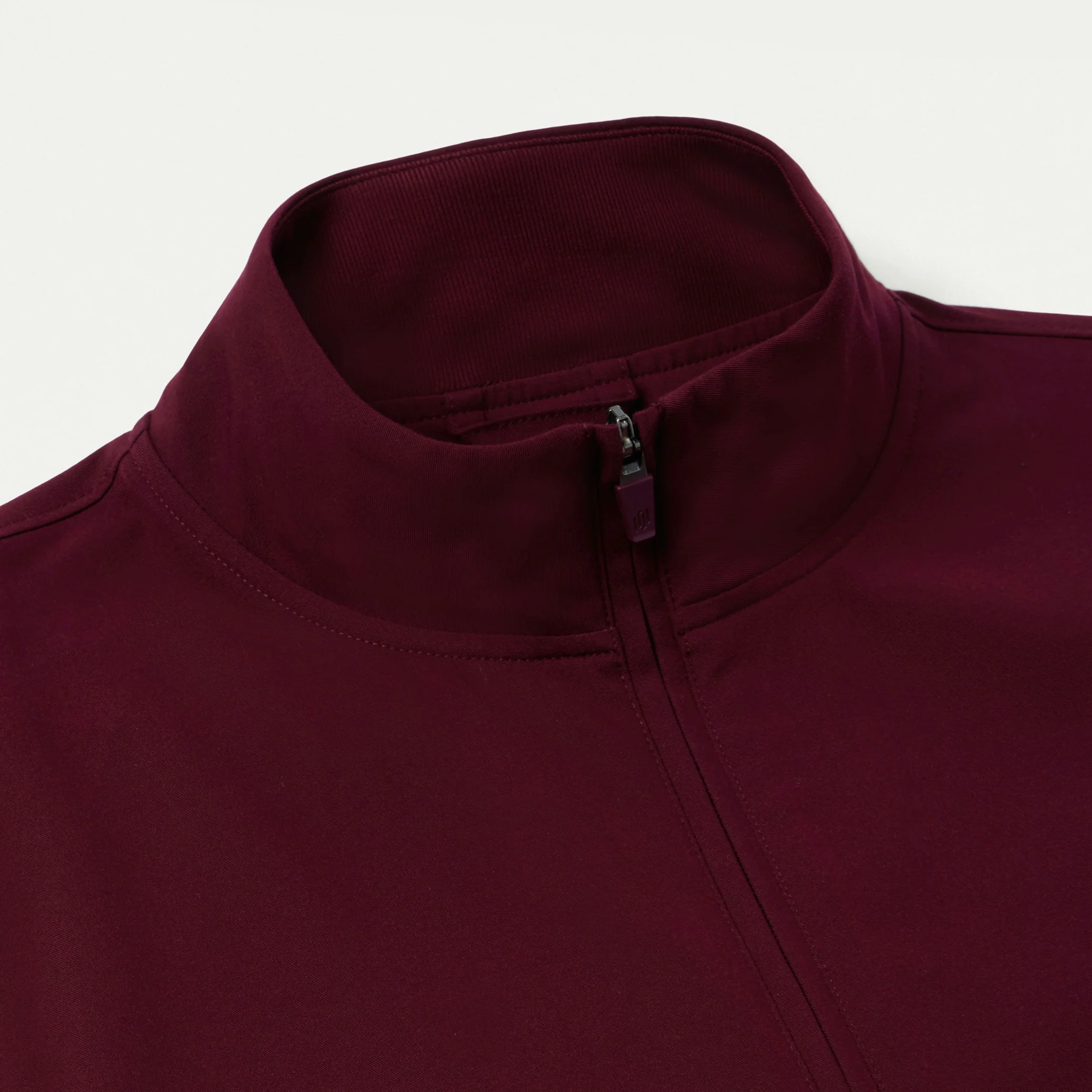 Wolfe Everyday 6-Pocket Scrub Jacket - Burgundy - Image 6