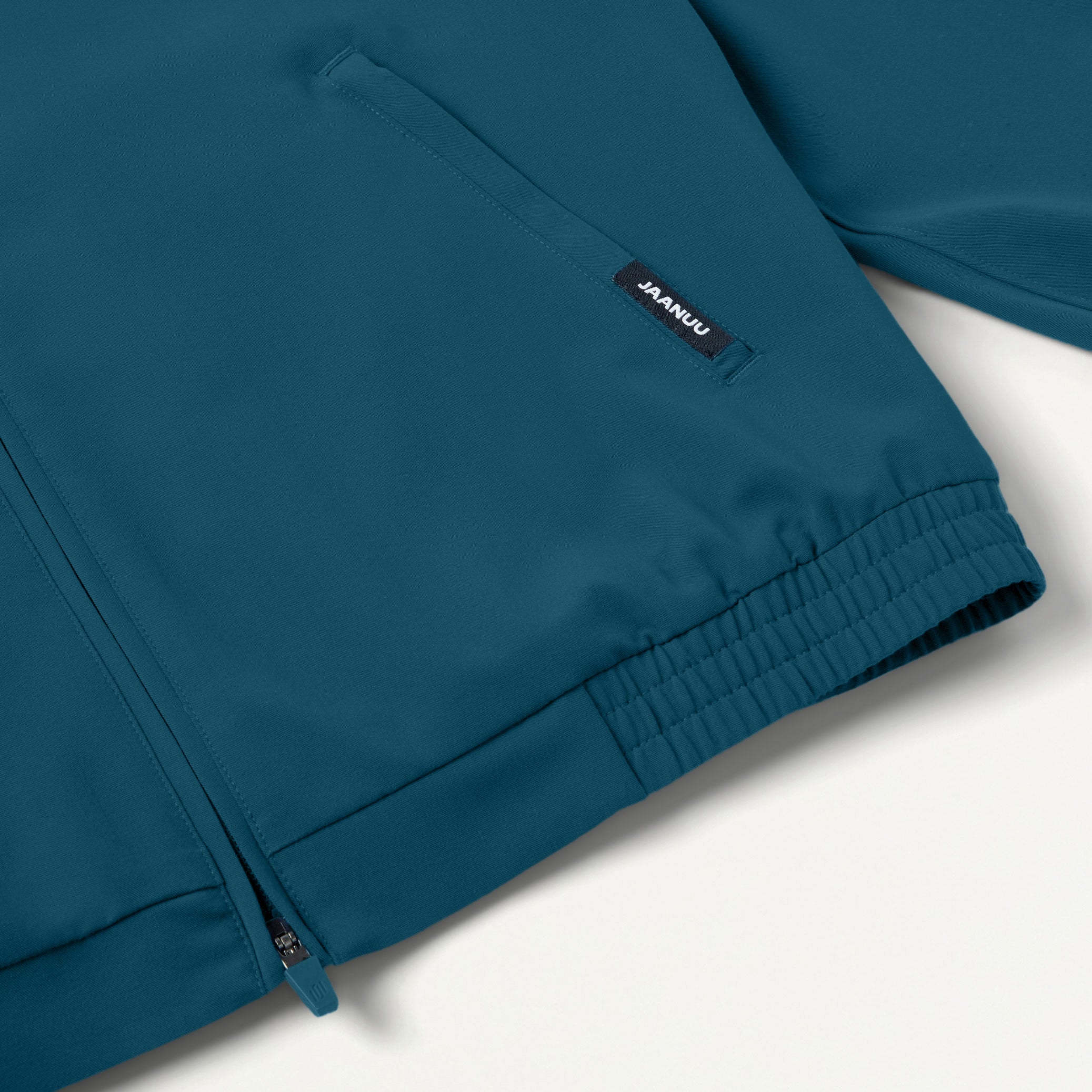 Wolfe Everyday 6-Pocket Scrub Jacket - Caribbean Blue - Image 7