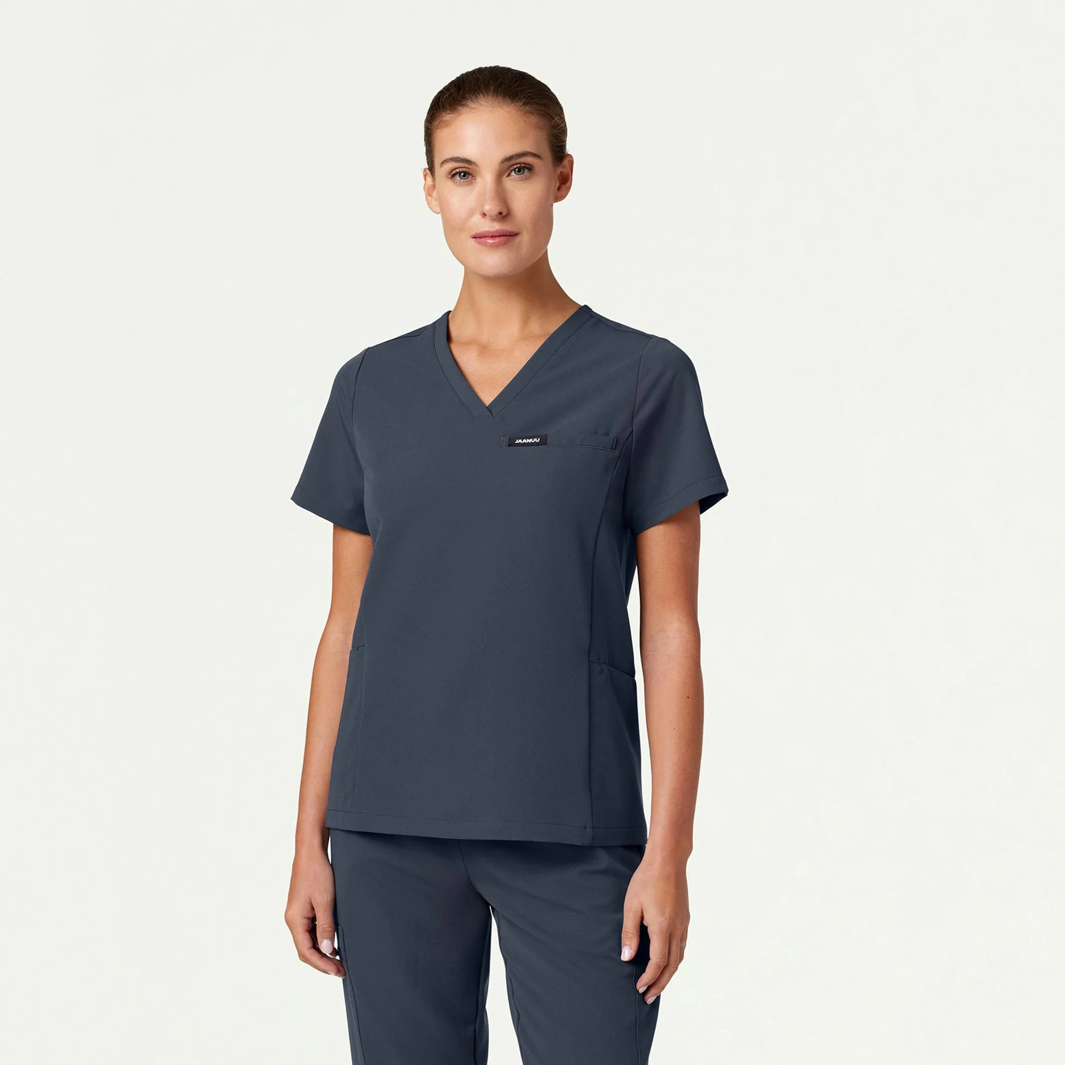 The 10-Pocket Scrub Set - Carbon Gray