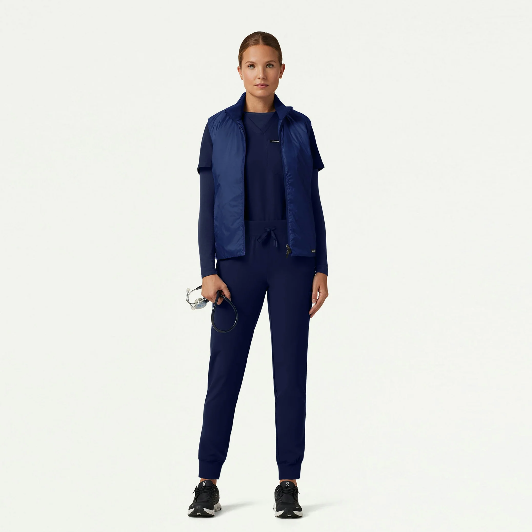 The Alex Tri-Layer Scrub Set - Midnight Navy