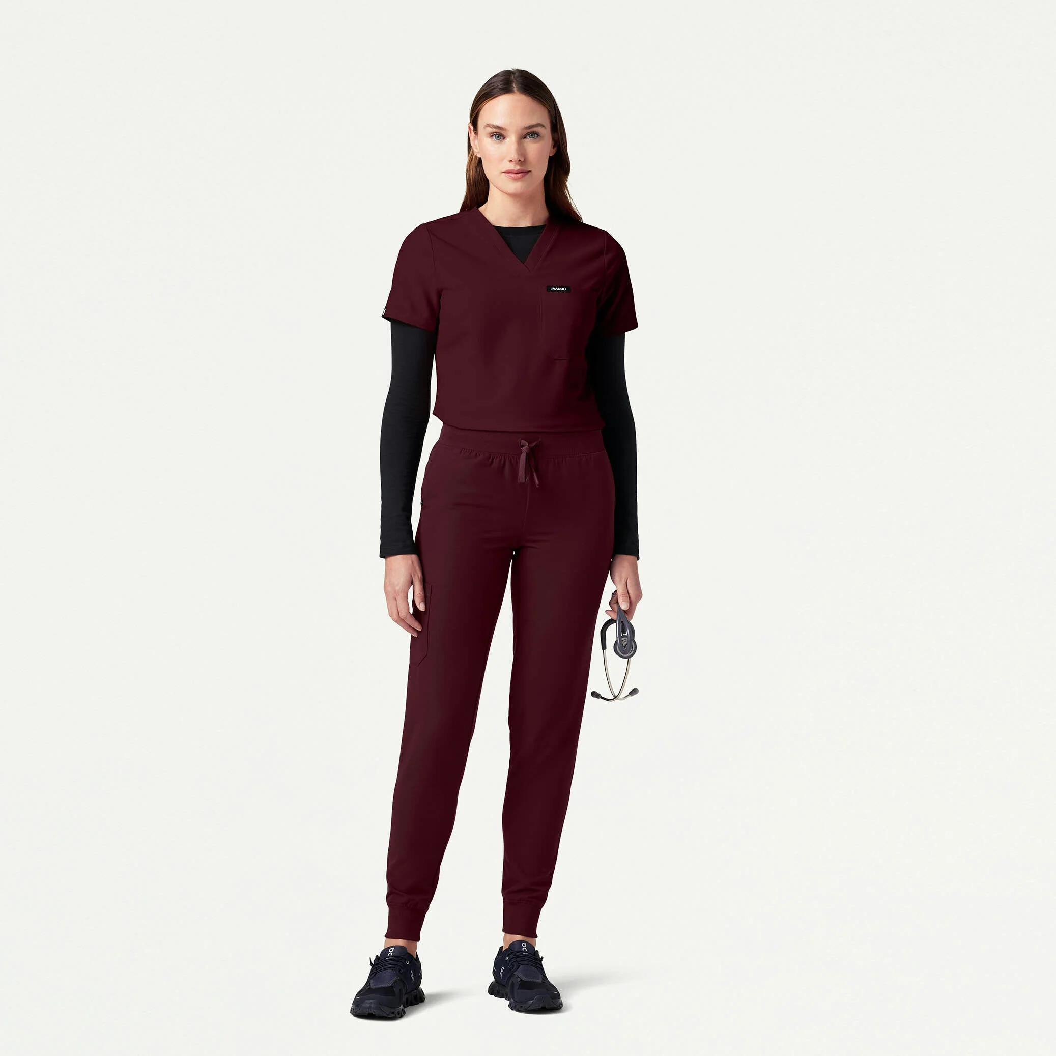 The Alex Underscrub Set - Burgundy