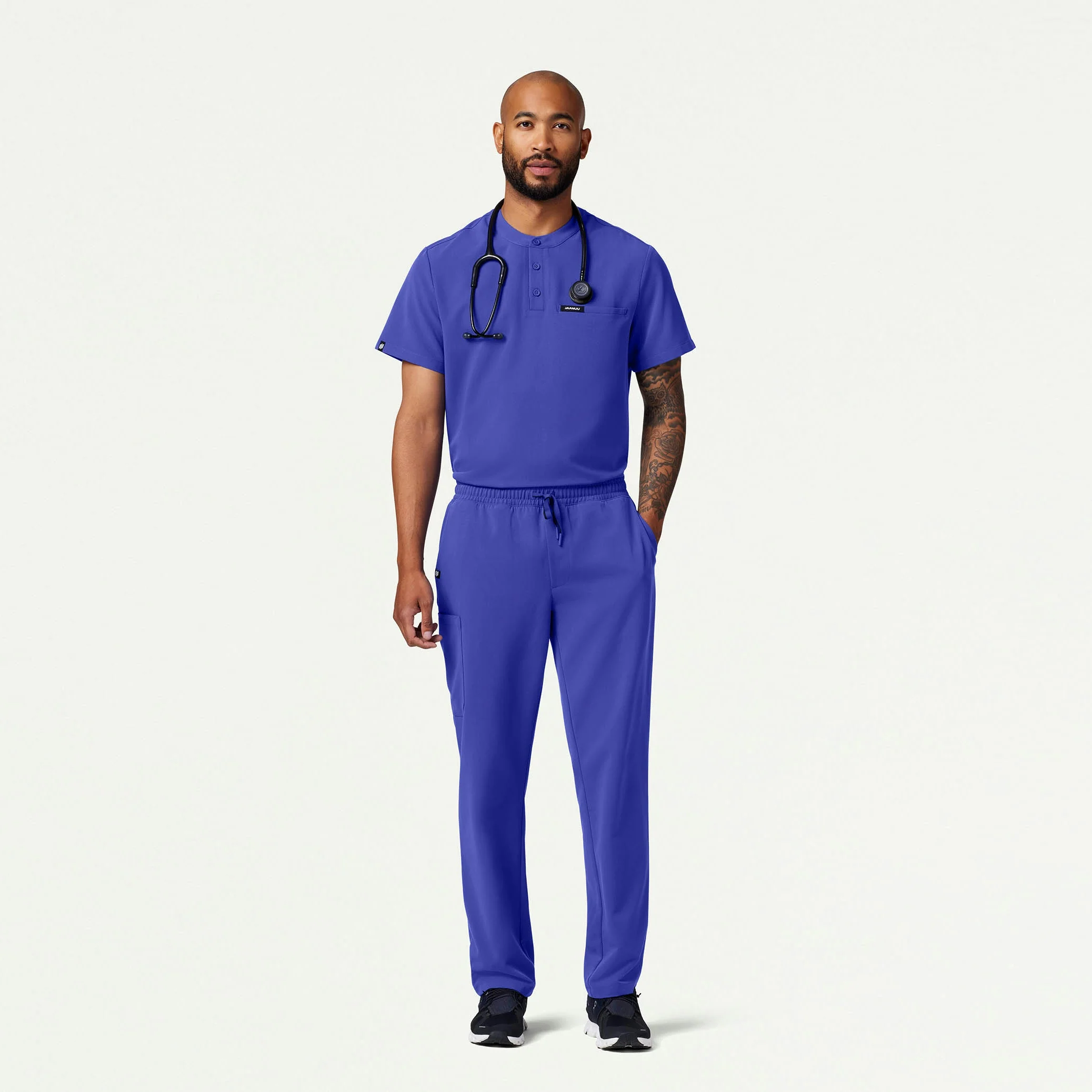 The Ander Essential Scrub Set - Moon Blue