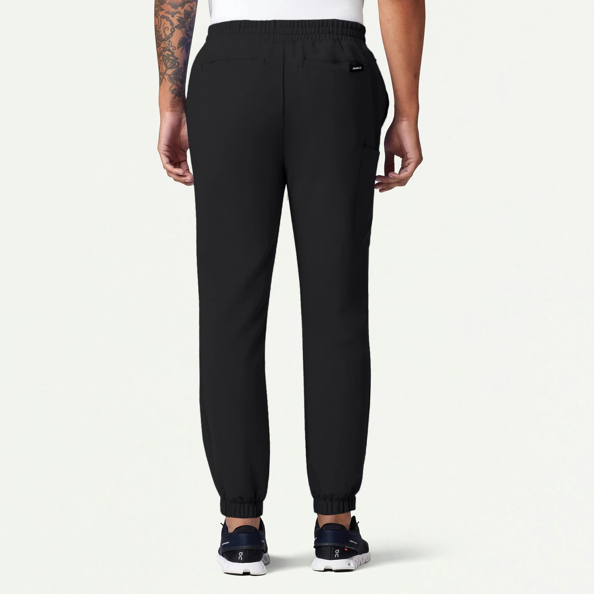 The Ballard Essential Scrub Set - Black - Image 2