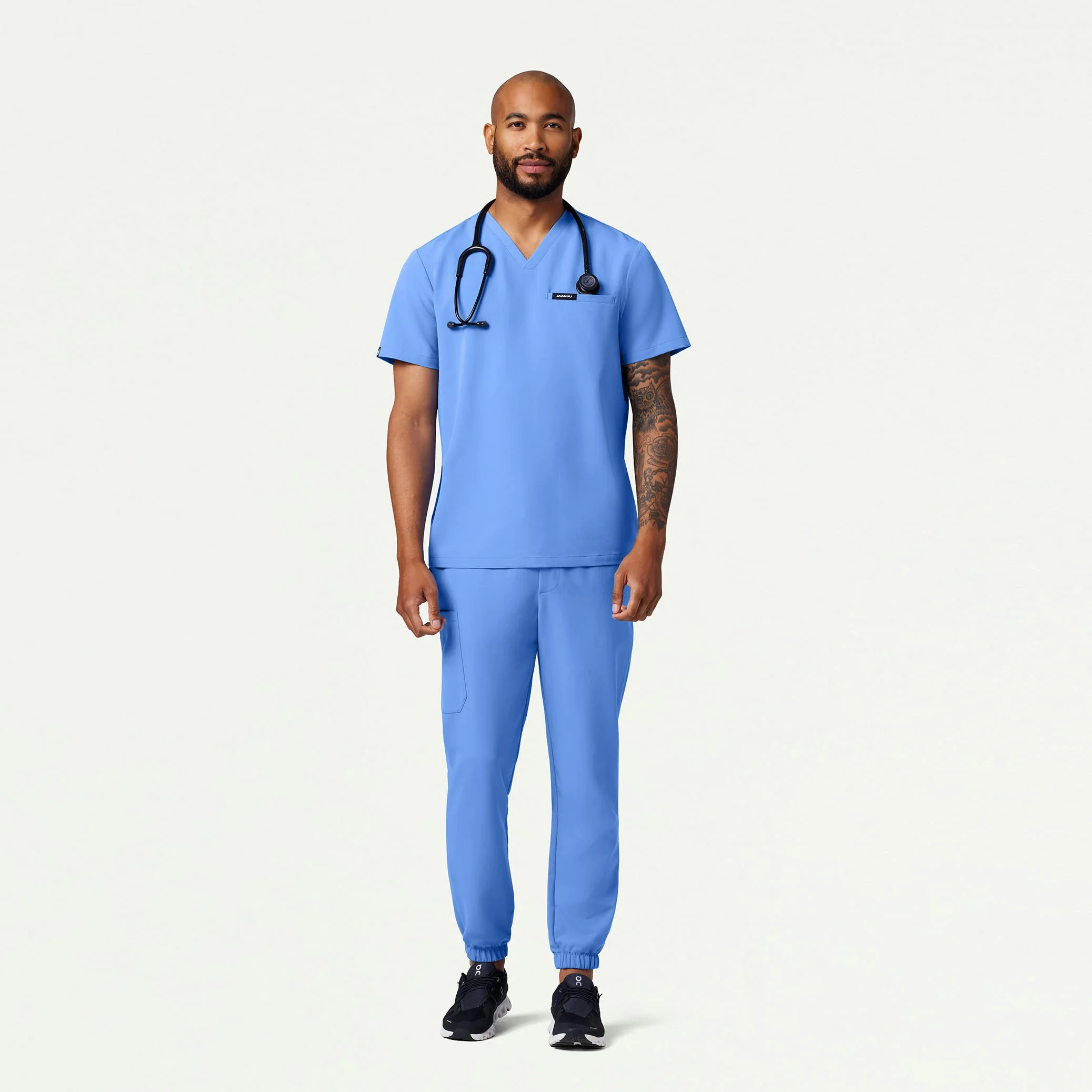 The Ballard Essential Scrub Set - Ceil Blue
