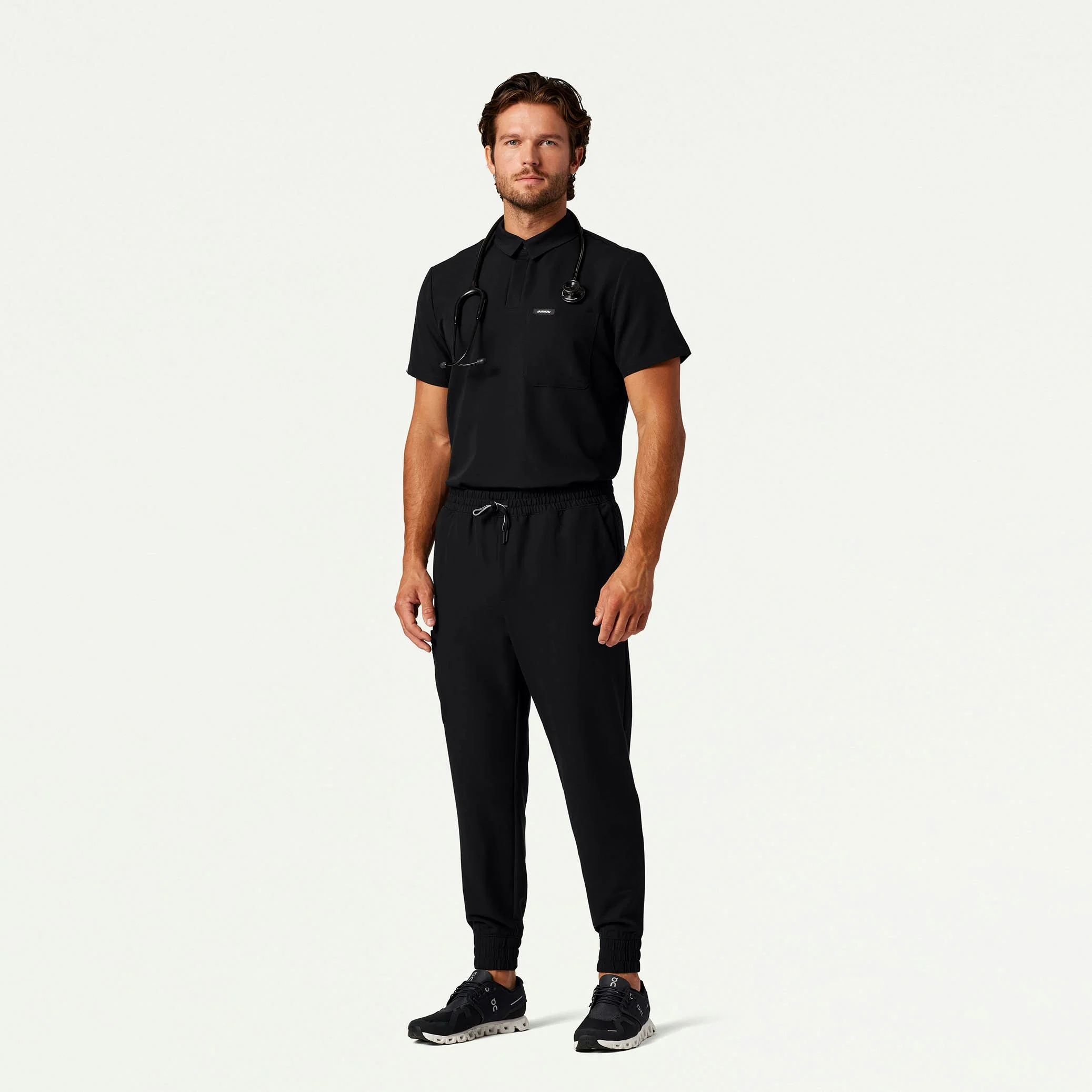 The Bentham Essential Scrub Set - Black