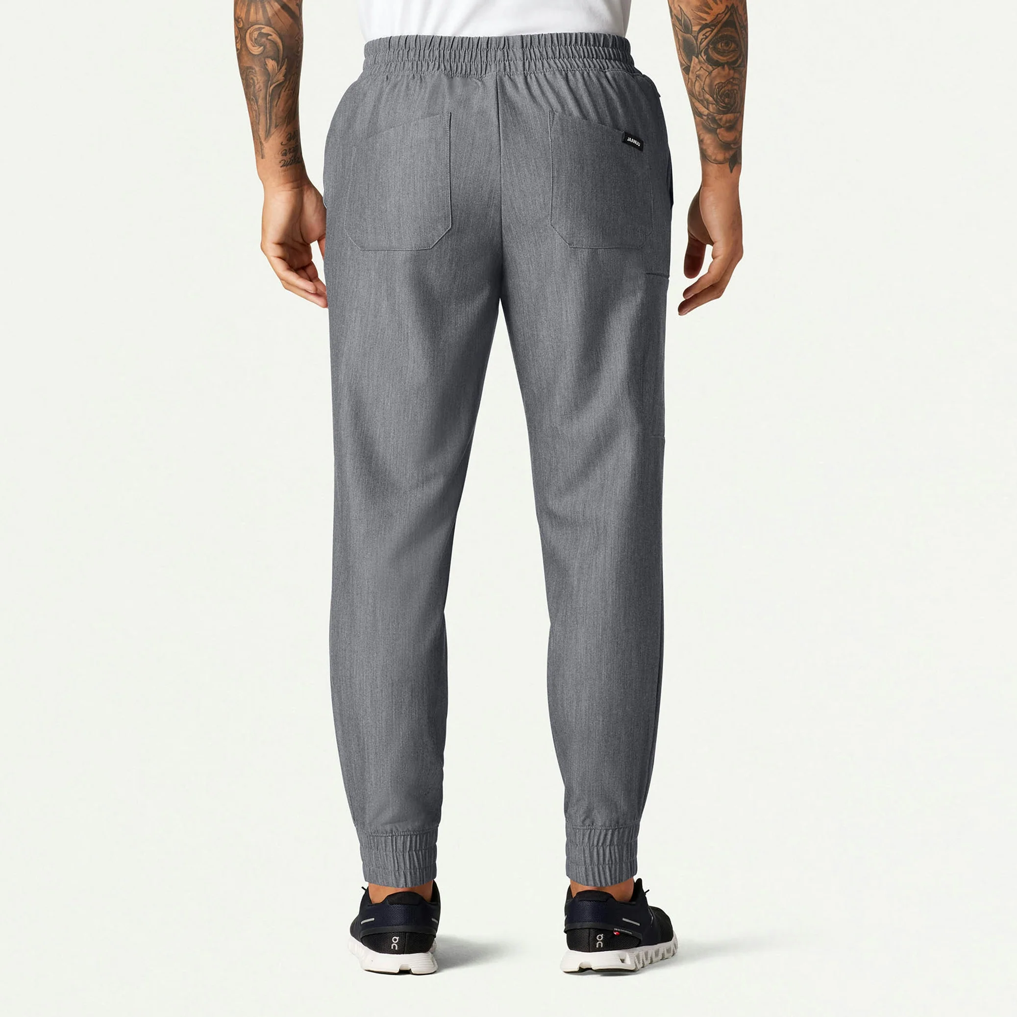 The Bentham Essential Scrub Set - Heather Gray - Image 2