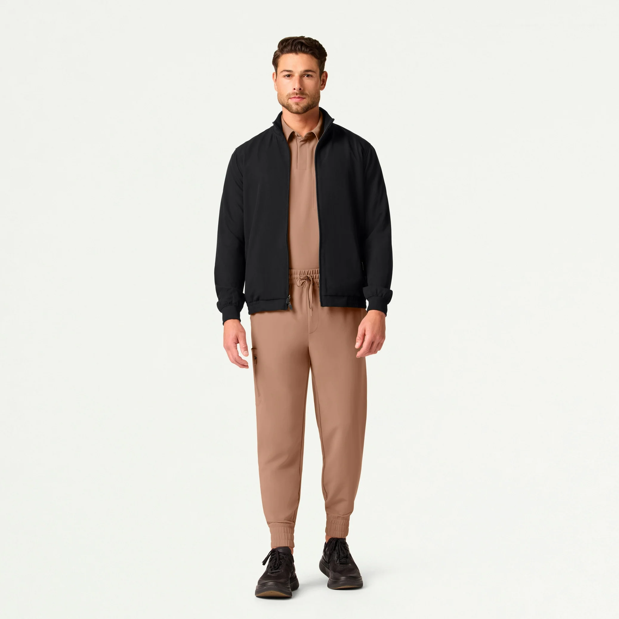 The Bentham Jacket Scrub Set - Clay