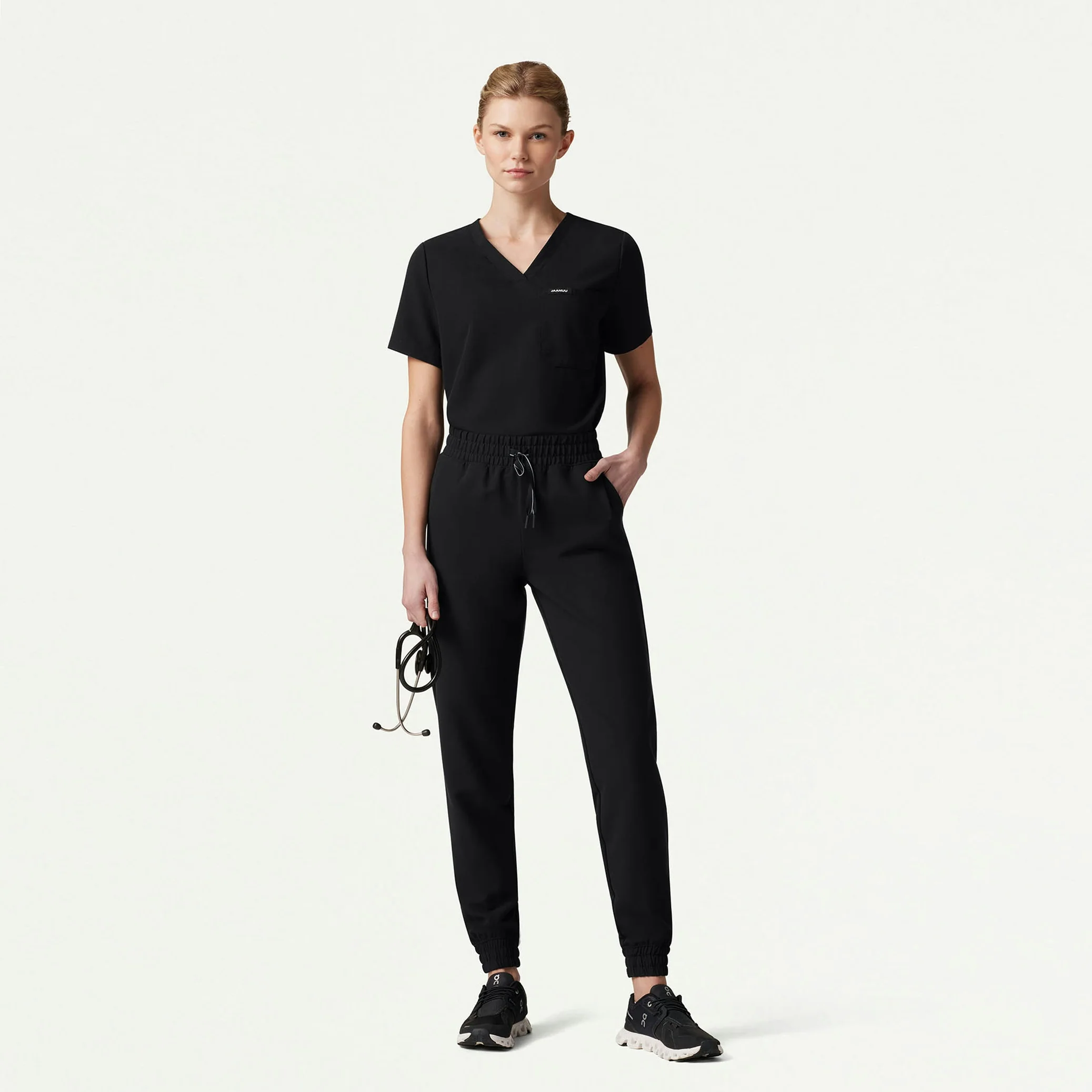 The Cam Essential Scrub Set - Black