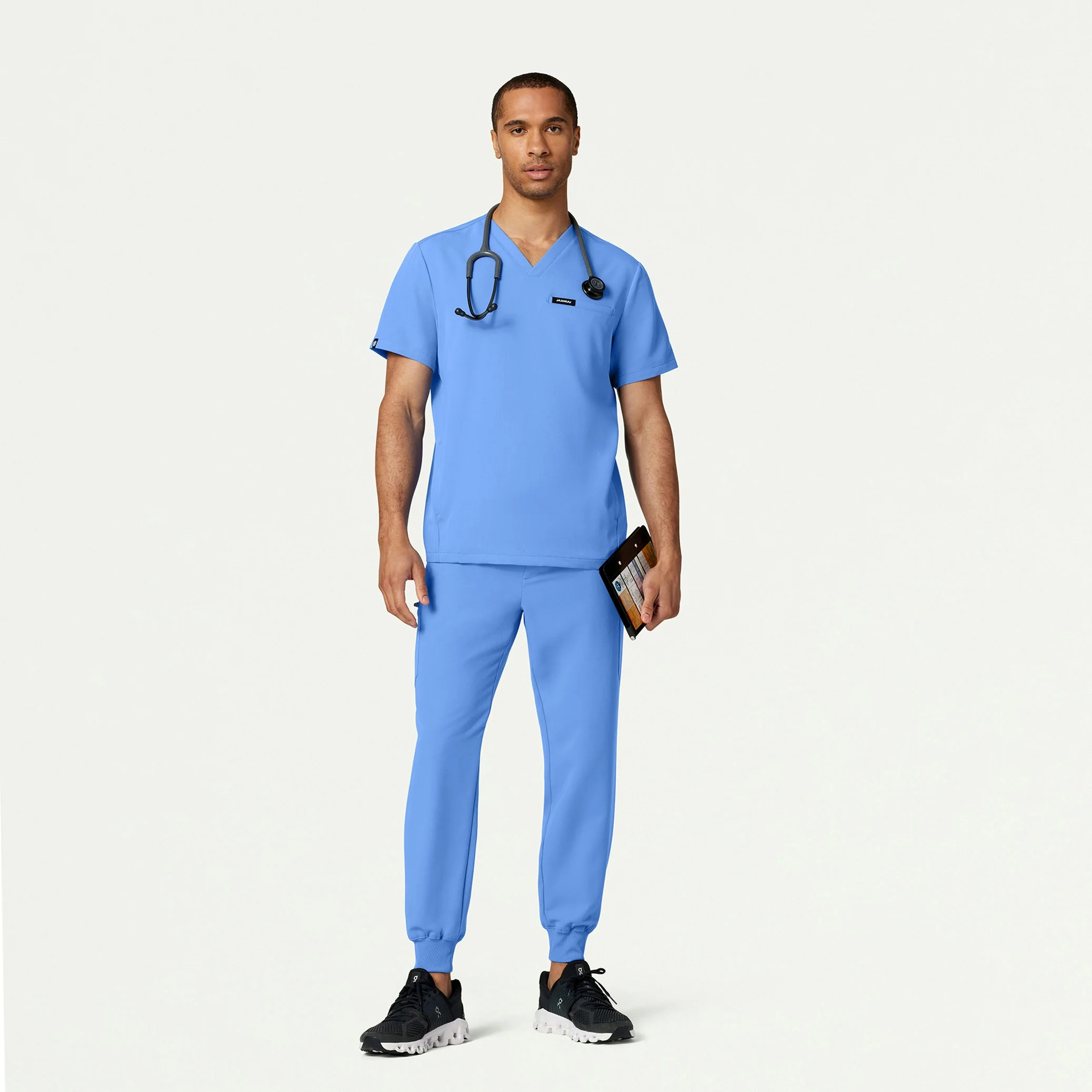 The Geiger Essential Scrub Set - Ceil Blue