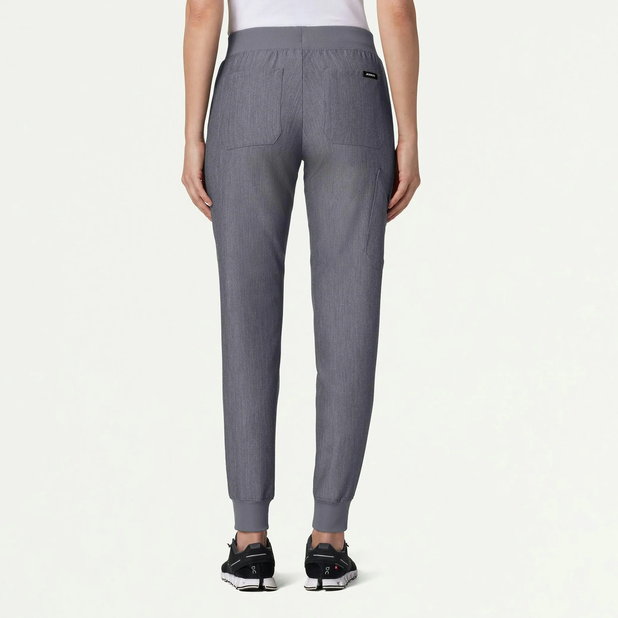 The Gia Jacket Scrub Set - Heather Gray - Image 2