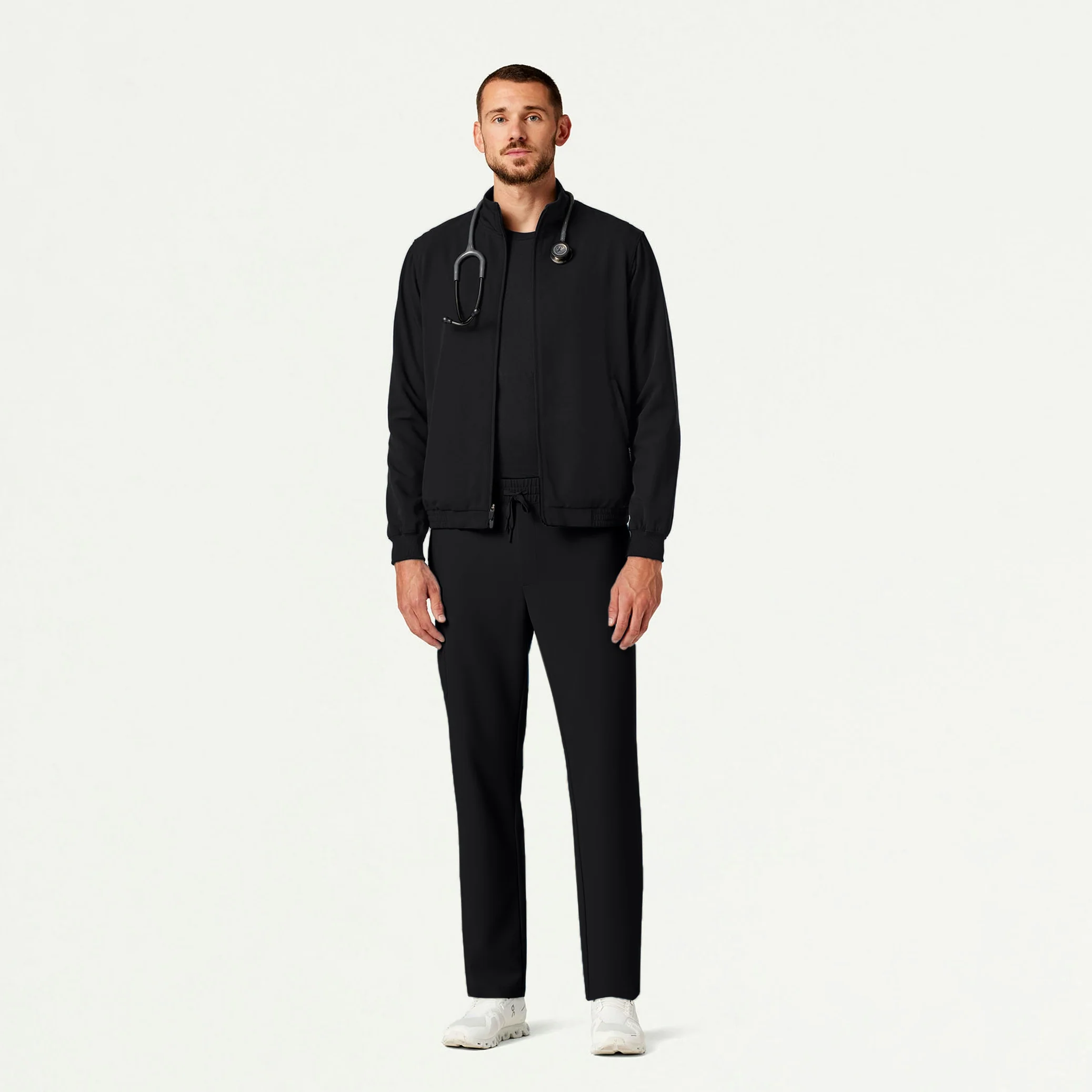The Kohn Layered Scrub Set - Black