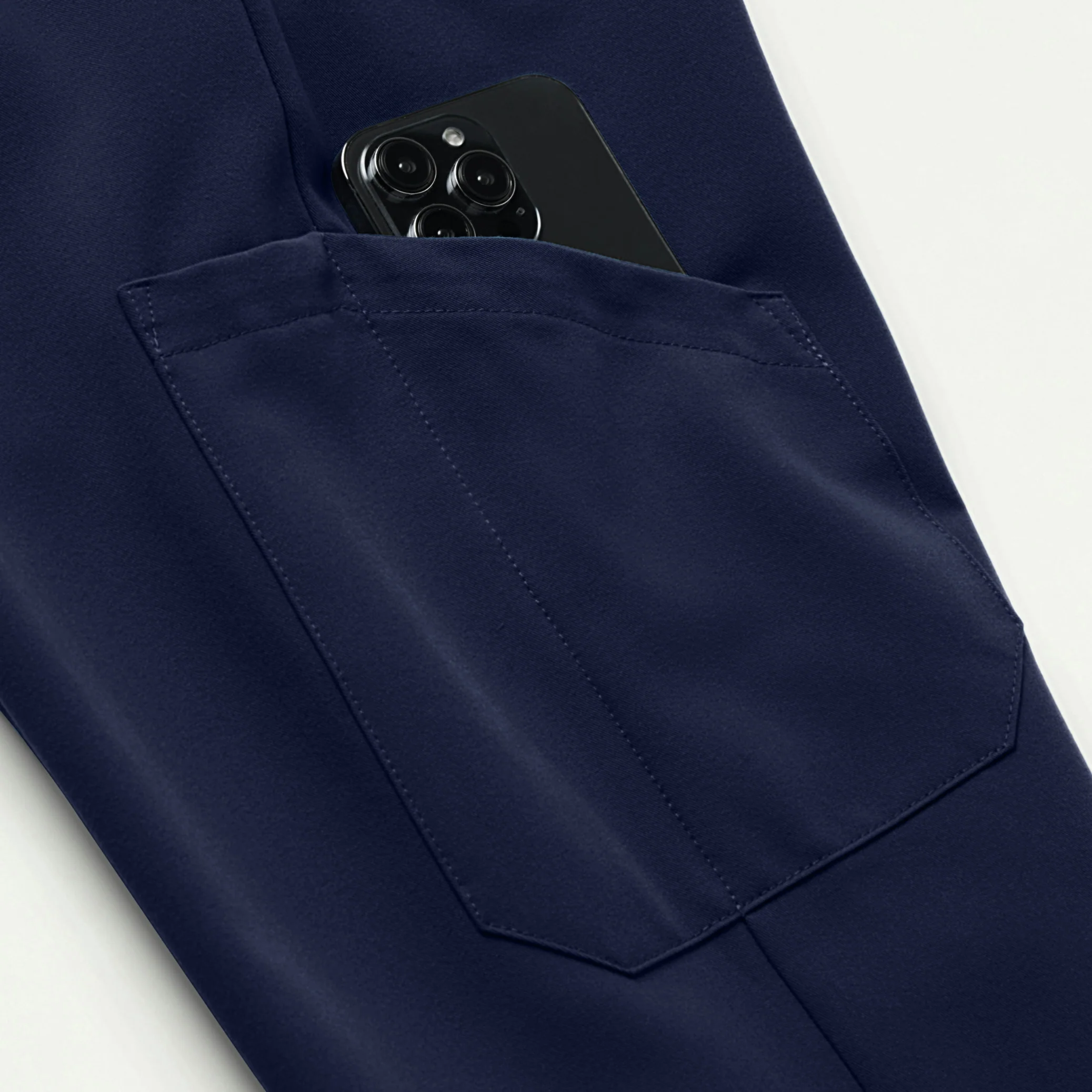 The Lawren Essential Scrub Set - Midnight Navy - Image 2