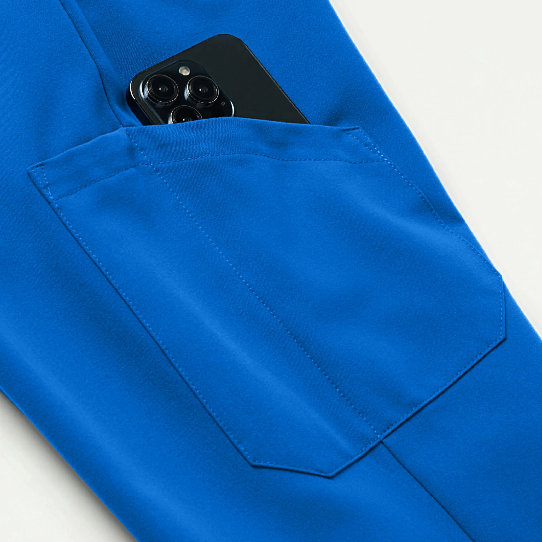 The Lawren Essential Scrub Set - Royal Blue - Image 2
