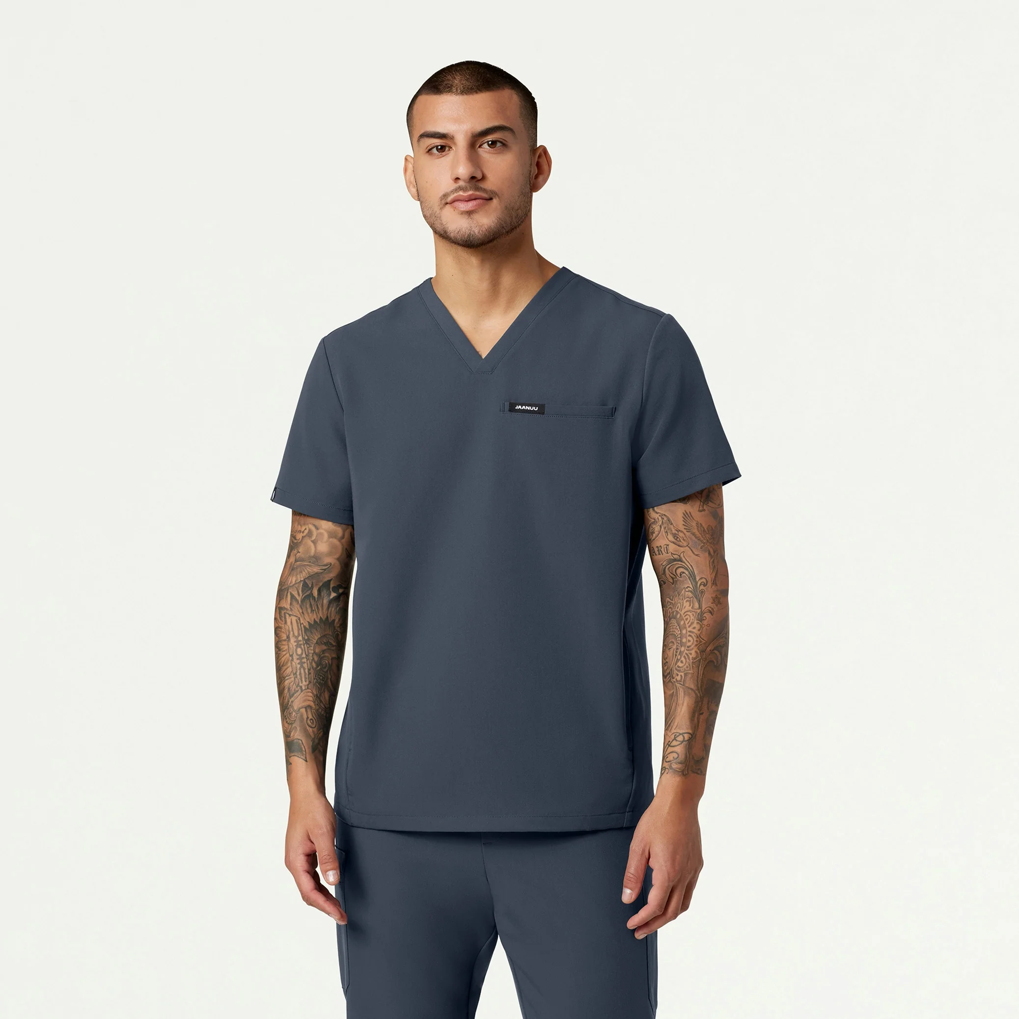 The 11-Pocket Scrub Set - Carbon Gray - Image 2
