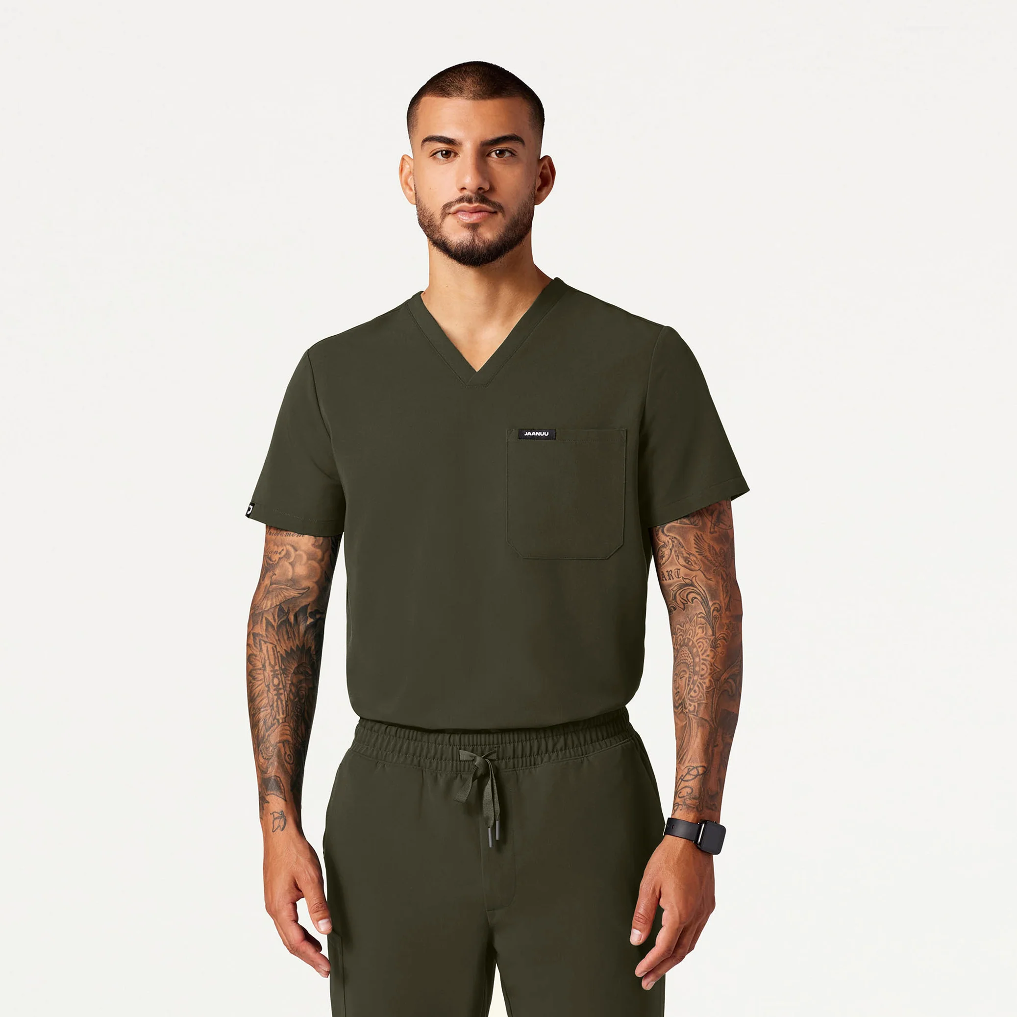 The Original Scrub Set - Deep Olive - Image 2