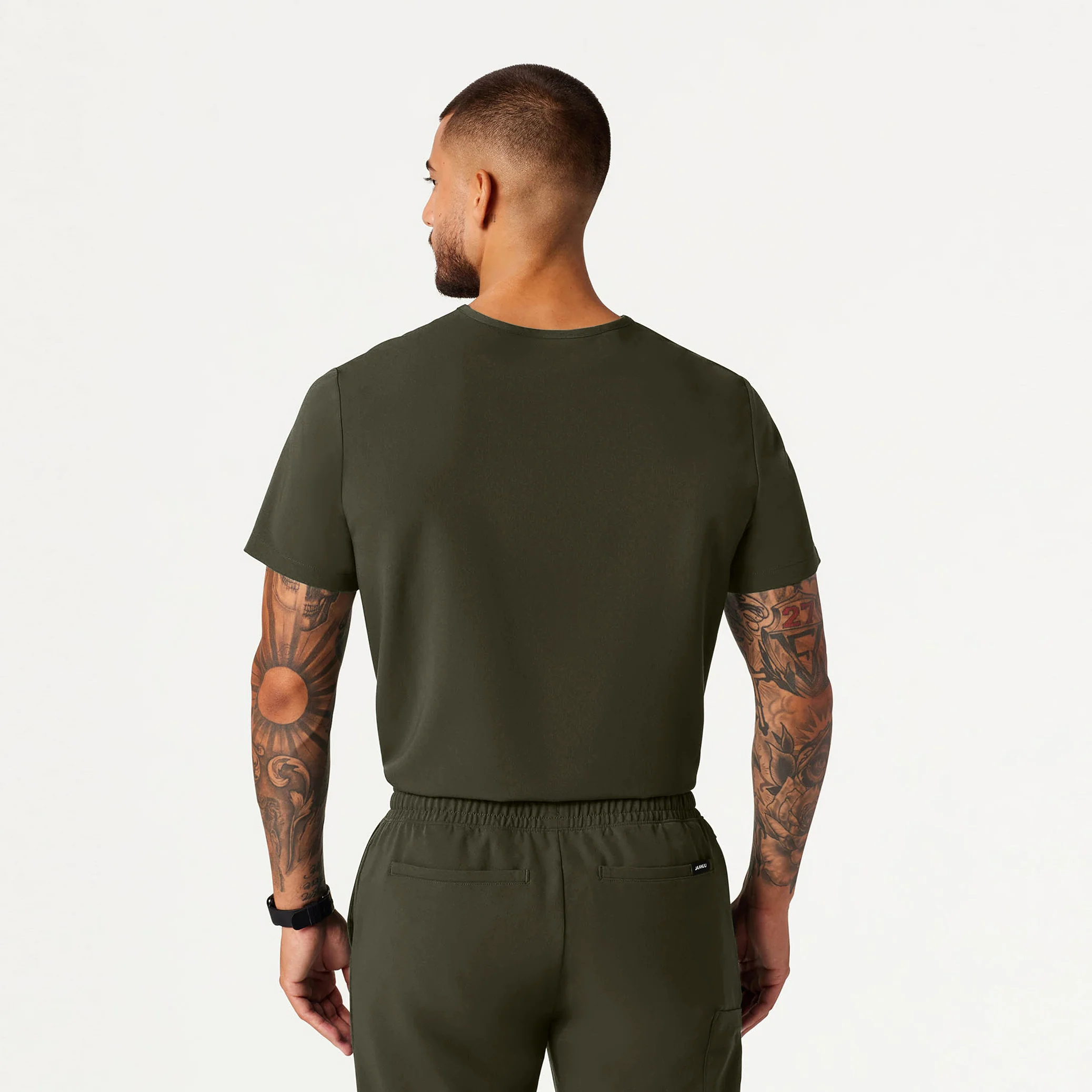 The Original Scrub Set - Deep Olive - Image 3