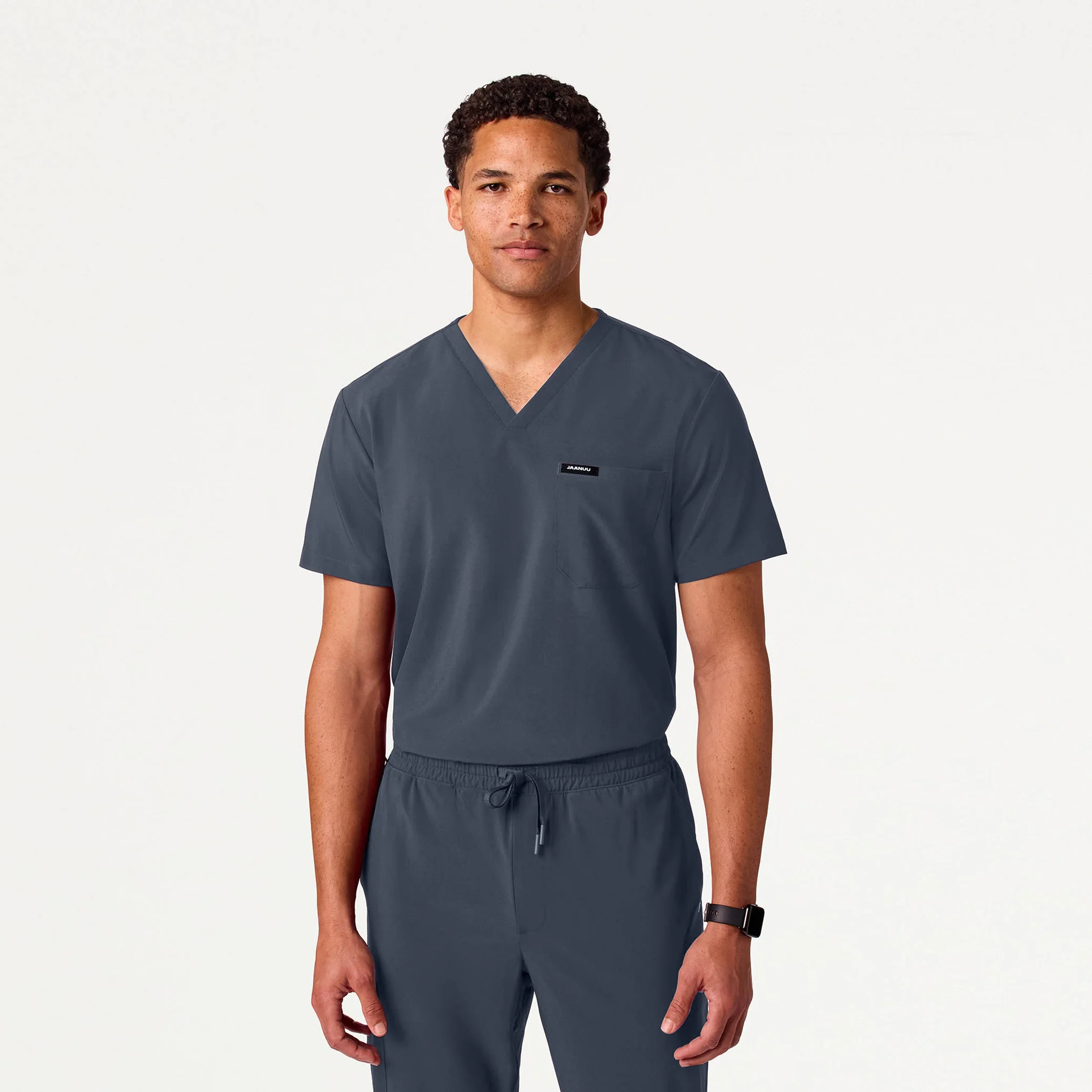The Original UltraLITE™ Scrub Set - Carbon Gray - Image 2
