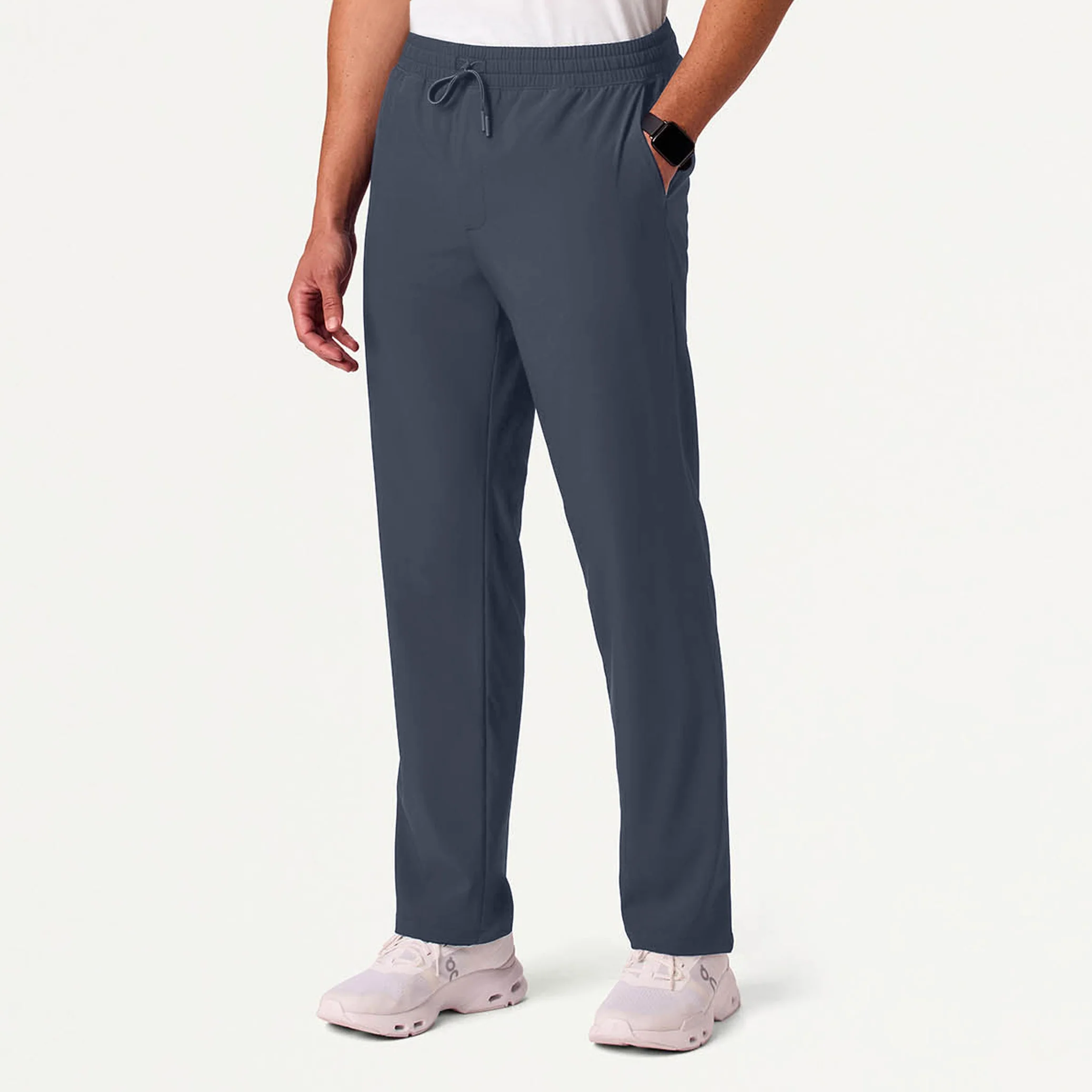 Men's UltraLITE™ Essential Scrub Set - Carbon Gray - Image 2