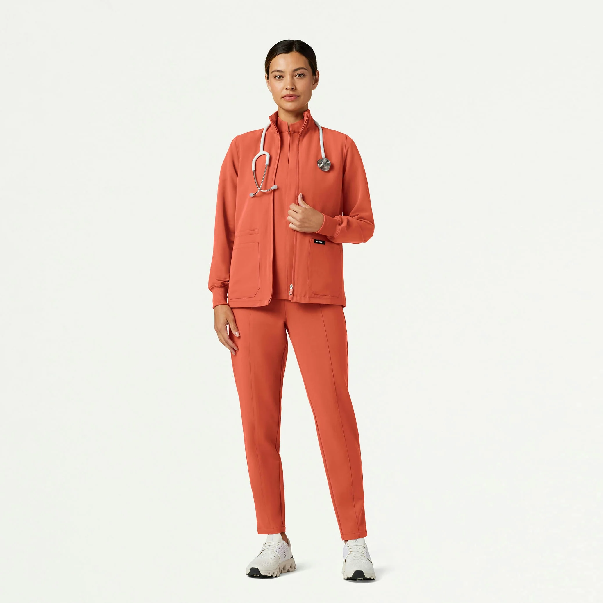 The Nelli Jacket Scrub Set - Midnight Navy